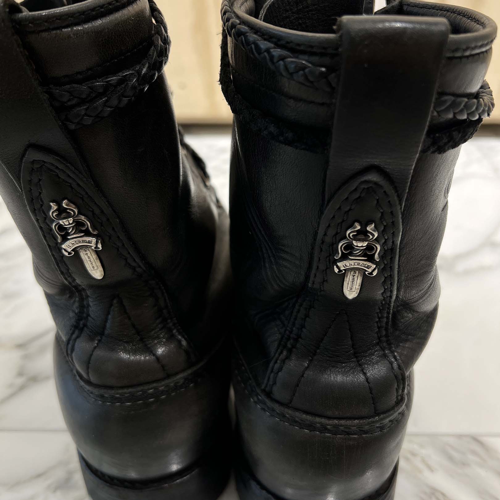 CHROME HEARTS × WESCO Fireman Custom Leather Boots Size US10（約28cm）クロムハーツ × ウエスコ ファイヤーマンカスタムレザーブーツ サイズUS10（約28cm）