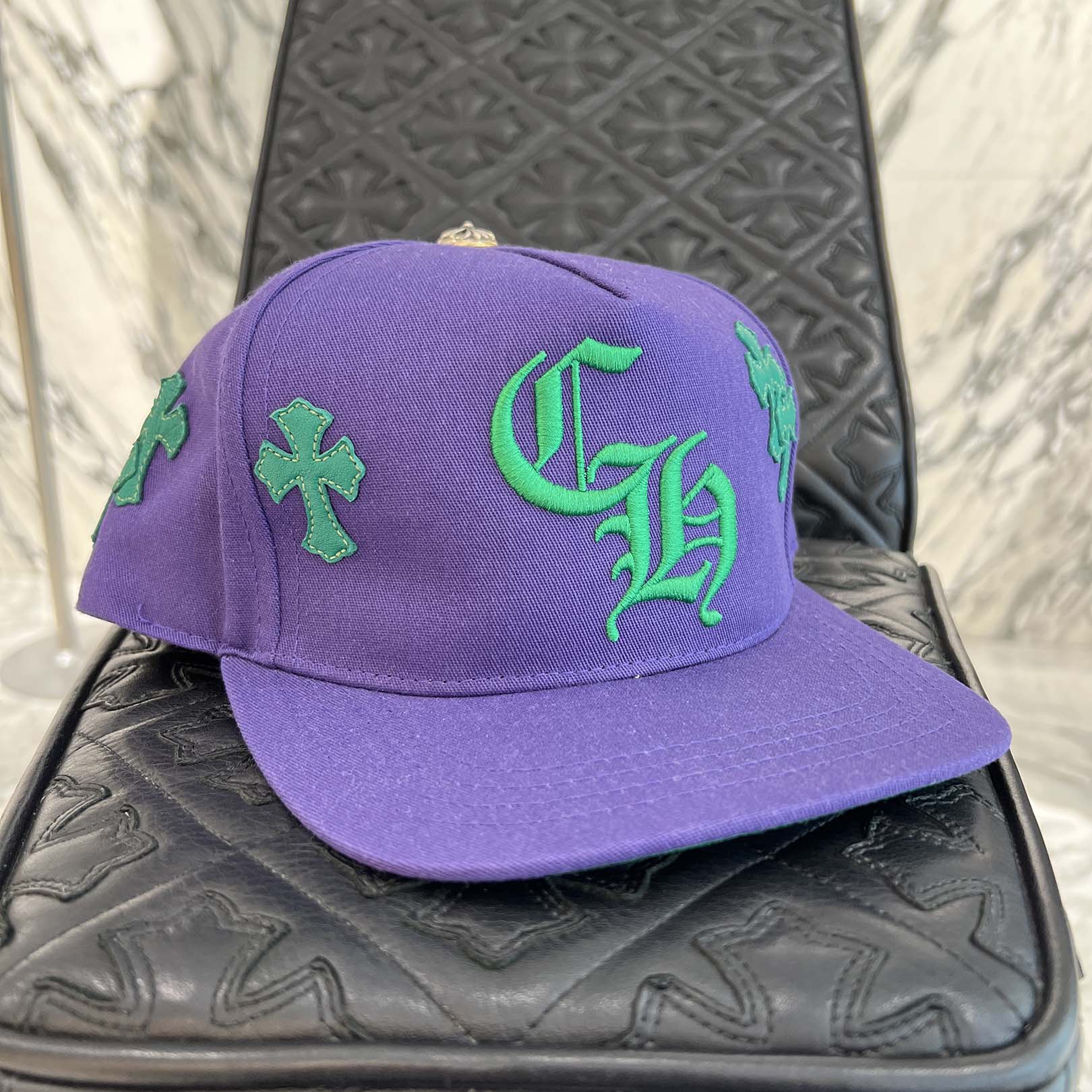 CHROME HEARTS Cemetery Cross Patch Trucker Cap ONE SIZE（51-61) クロムハーツ セメタリークロスパッチ トラッカーキャップ ONE SIZE（51-61）