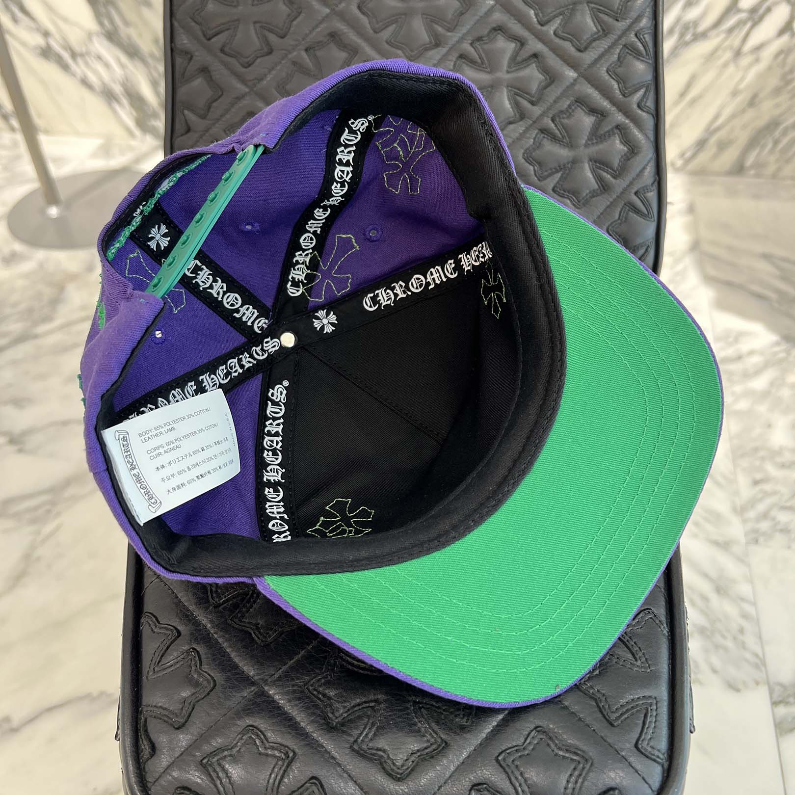 CHROME HEARTS Cemetery Cross Patch Trucker Cap ONE SIZE（51-61) クロムハーツ セメタリークロスパッチ トラッカーキャップ ONE SIZE（51-61）