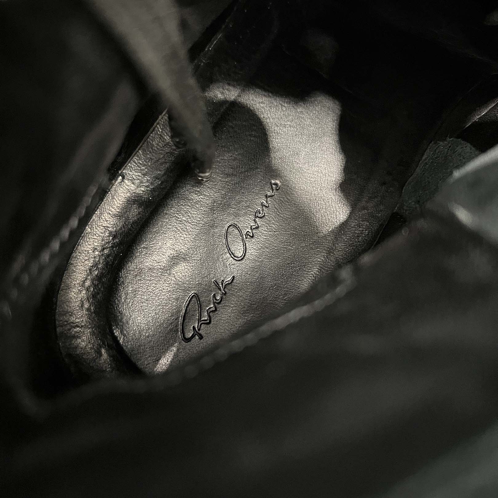 CHROME HEARTS × Rick Owens Geobasket Leather Sneakers Size 43 (27.5cm) クロムハーツ×リックオーエンス ジオバスケット レザースニーカー サイズ43 (27.5cm)