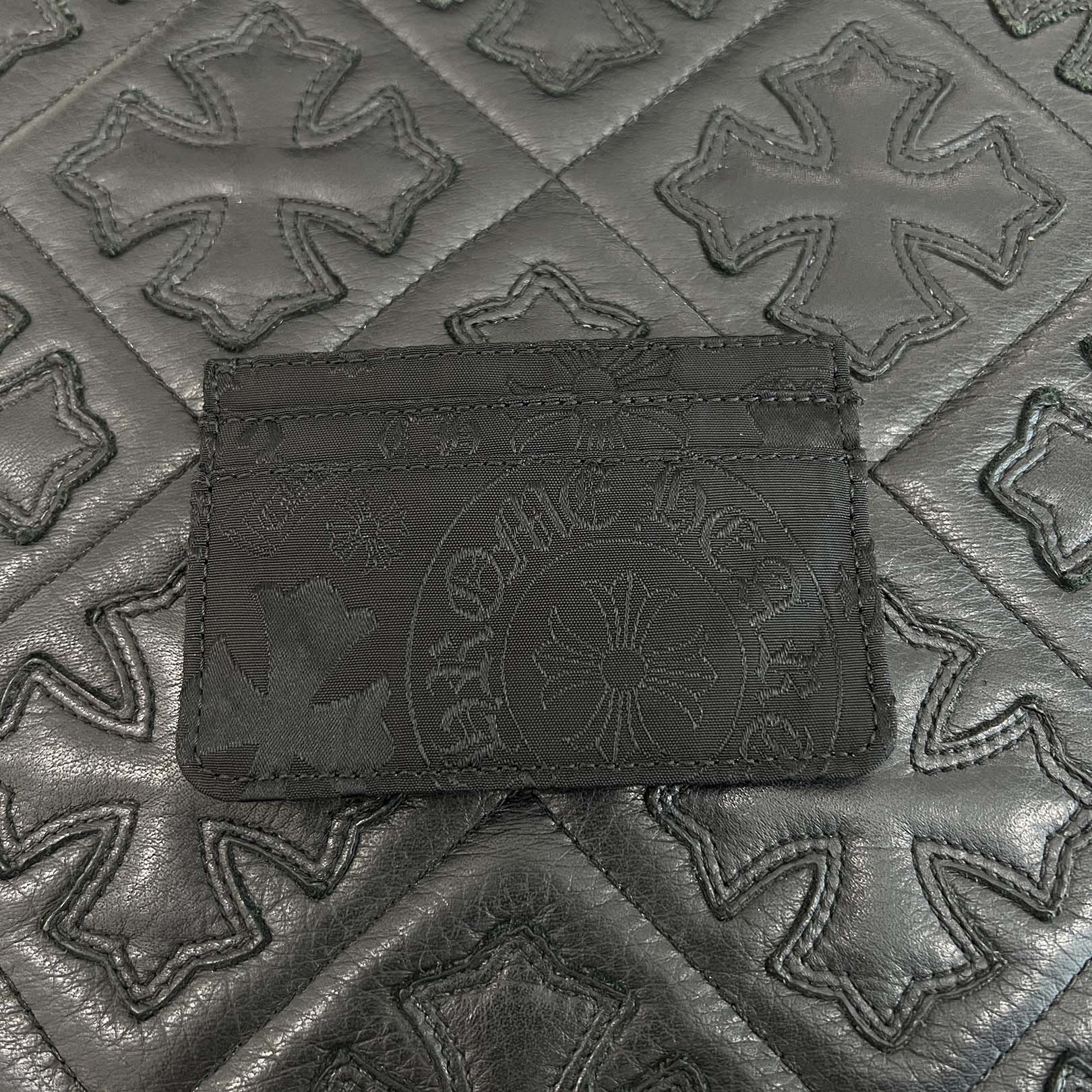 CHROME HEARTS Stencil Pattern Double Side Nylon Card Case クロムハーツ ステンシルパターン ダブルサイド ナイロンカードケース