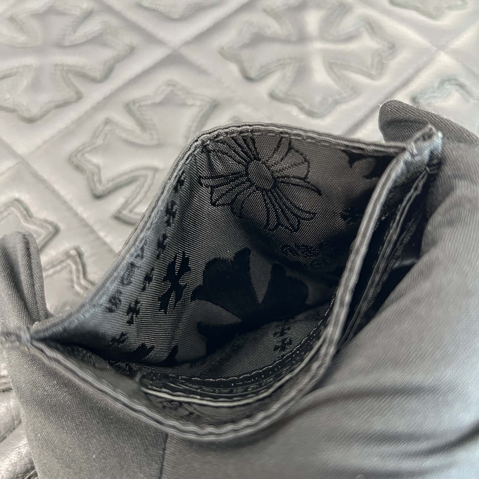 CHROME HEARTS Stencil Pattern Double Side Nylon Card Case クロムハーツ ステンシルパターン ダブルサイド ナイロンカードケース