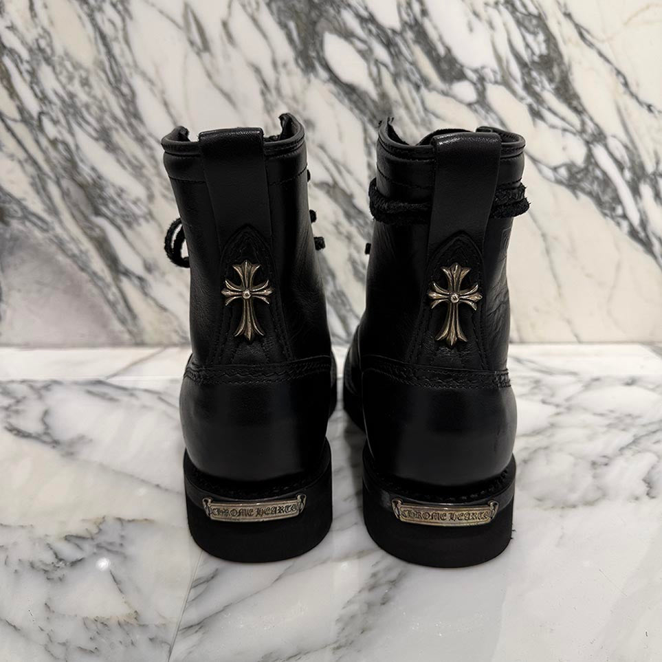 CHROME HEARTS × WESCO Custom JOBMASTER Leather Boots Size 8EE(約26.0cm～26.5cm) クロムハーツ × ウエスコ カスタム ジョブマスター レザーブーツ サイズ8EE(約26.0cm～26.5cm)