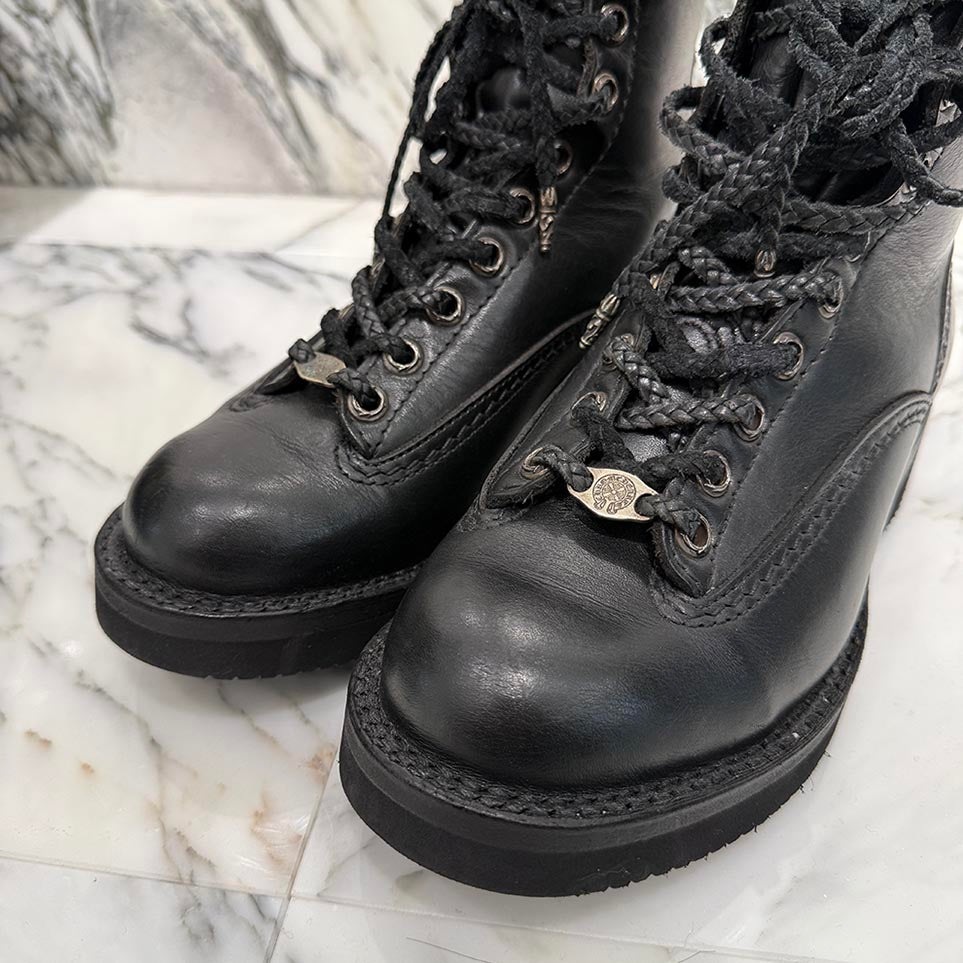 CHROME HEARTS × WESCO Custom JOBMASTER Leather Boots Size 8EE(約26.0cm～26.5cm) クロムハーツ × ウエスコ カスタム ジョブマスター レザーブーツ サイズ8EE(約26.0cm～26.5cm)