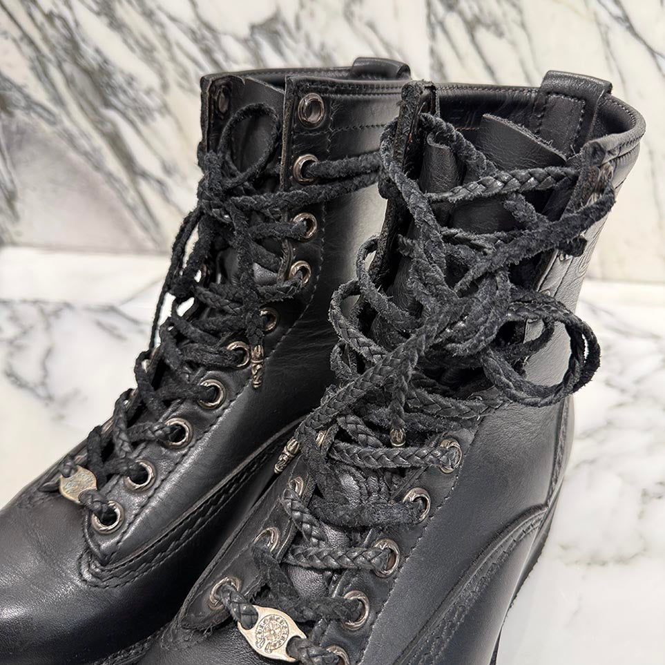 CHROME HEARTS × WESCO Custom JOBMASTER Leather Boots Size 8EE(約26.0cm～26.5cm) クロムハーツ × ウエスコ カスタム ジョブマスター レザーブーツ サイズ8EE(約26.0cm～26.5cm)