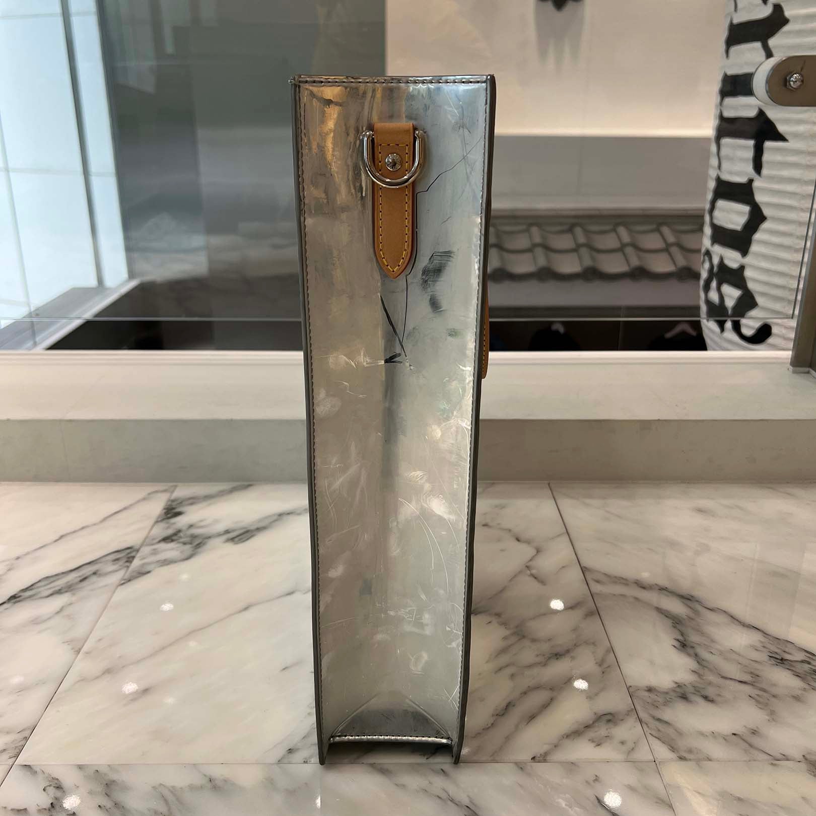 LOUIS VUITTON 2021AW Sac Plat Monogram Mirror Tote Bag M45884 ルイヴィトン サックプラ モノグラムミラートートバッグ