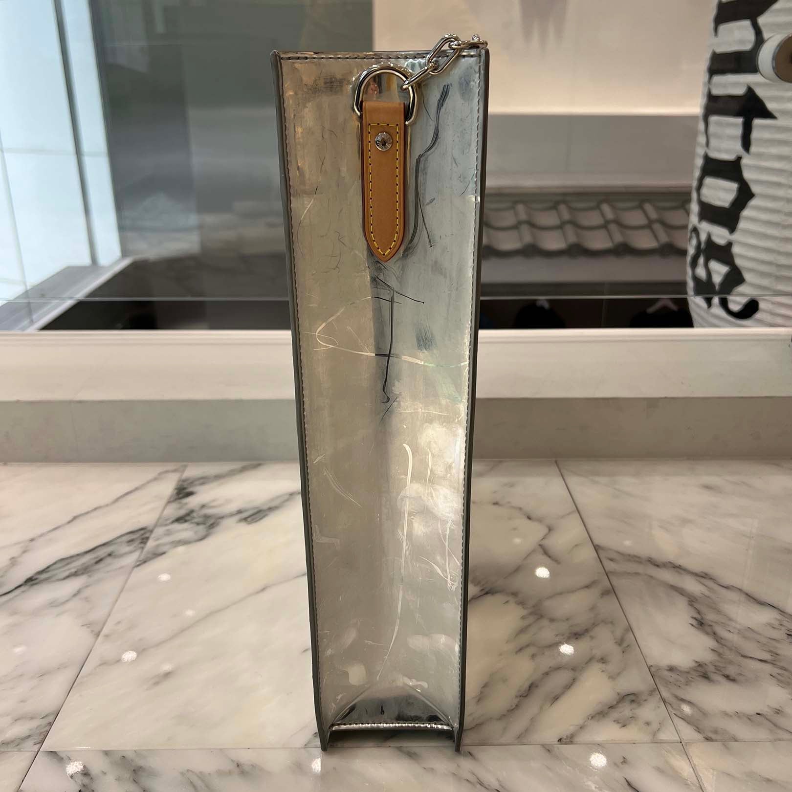 LOUIS VUITTON 2021AW Sac Plat Monogram Mirror Tote Bag M45884 ルイヴィトン サックプラ モノグラムミラートートバッグ