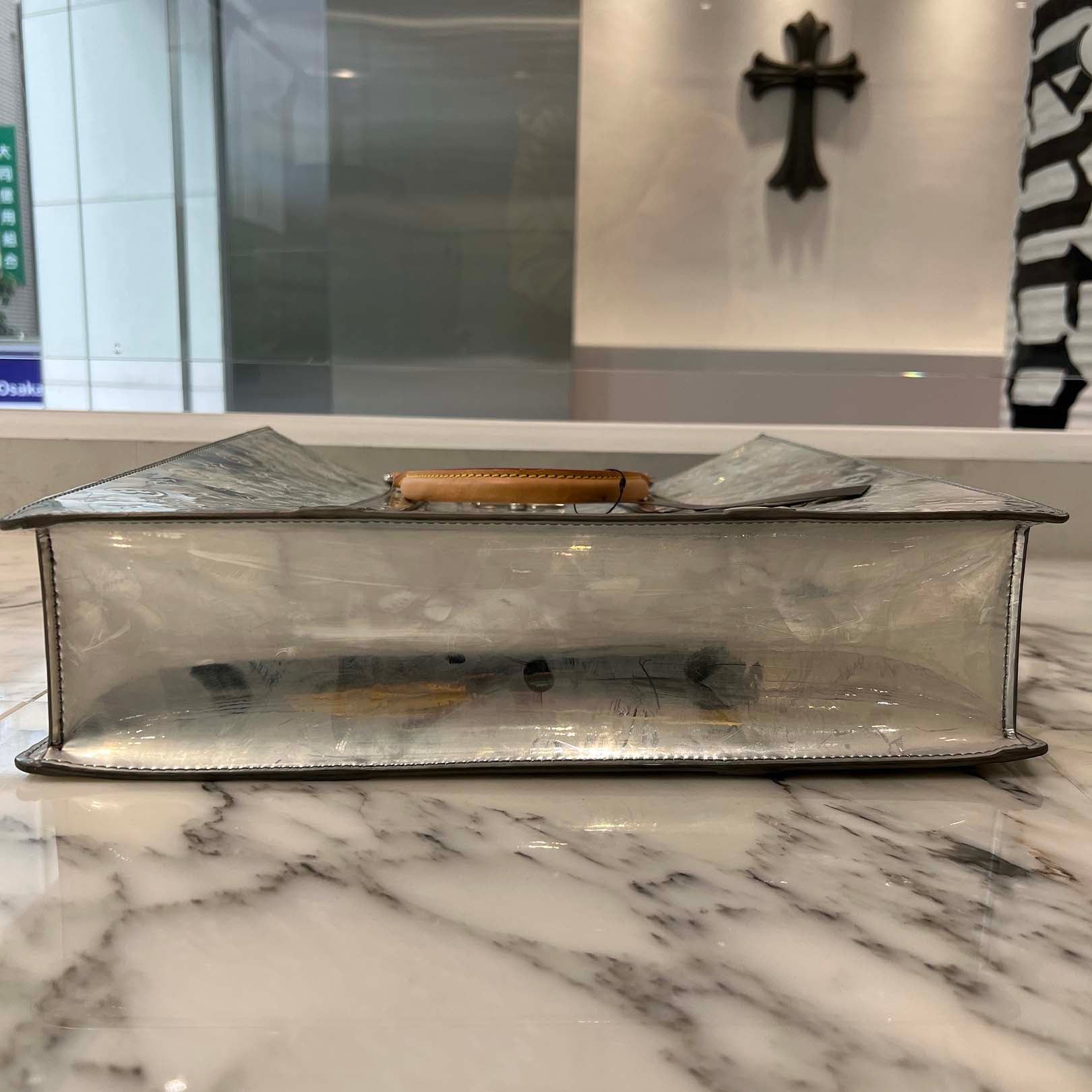 LOUIS VUITTON 2021AW Sac Plat Monogram Mirror Tote Bag M45884 ルイヴィトン サックプラ モノグラムミラートートバッグ