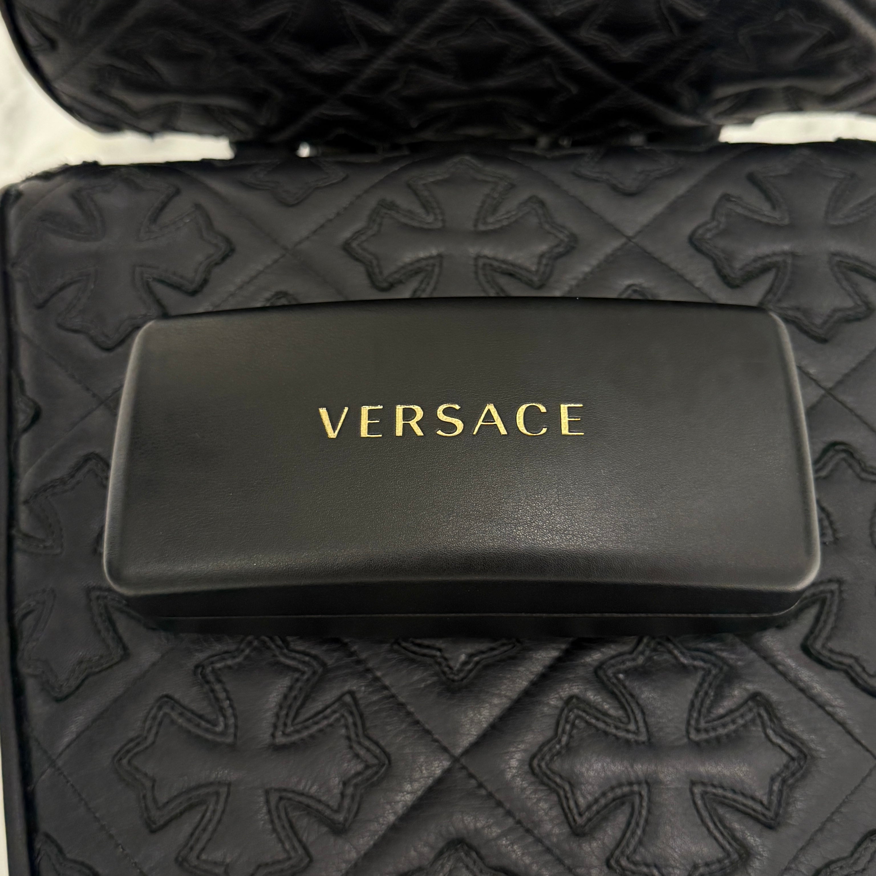 VERSACE Mirrored Sunglasses MOD.2258 Size 45/14/125 ヴェルサーチ ミラー サングラス サイズ45/14/125