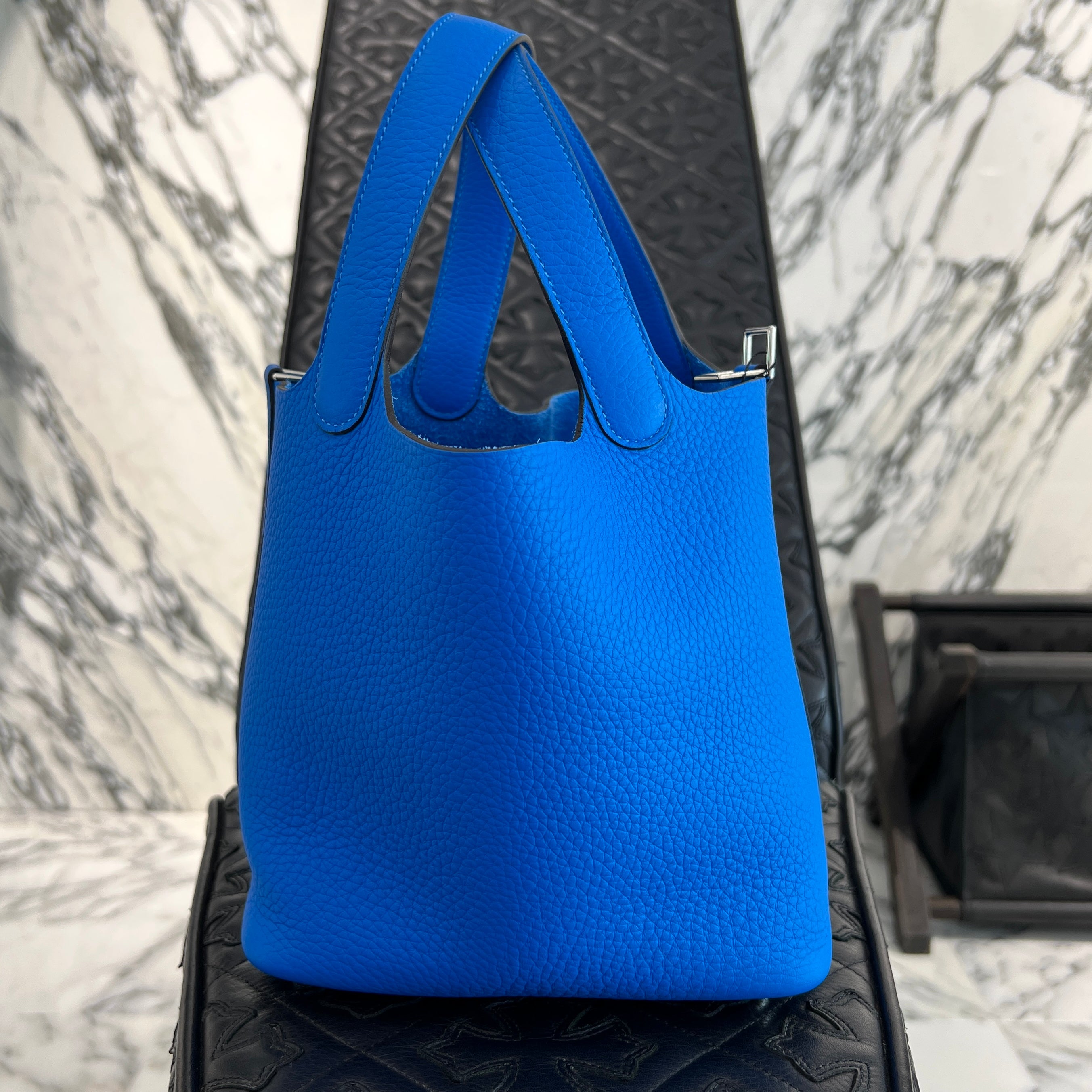 HERMES Picotin Lock PM 18 "Blue Hydra" K刻印 エルメス ピコタンロック PM 18 "ブルーイドラ" K刻印