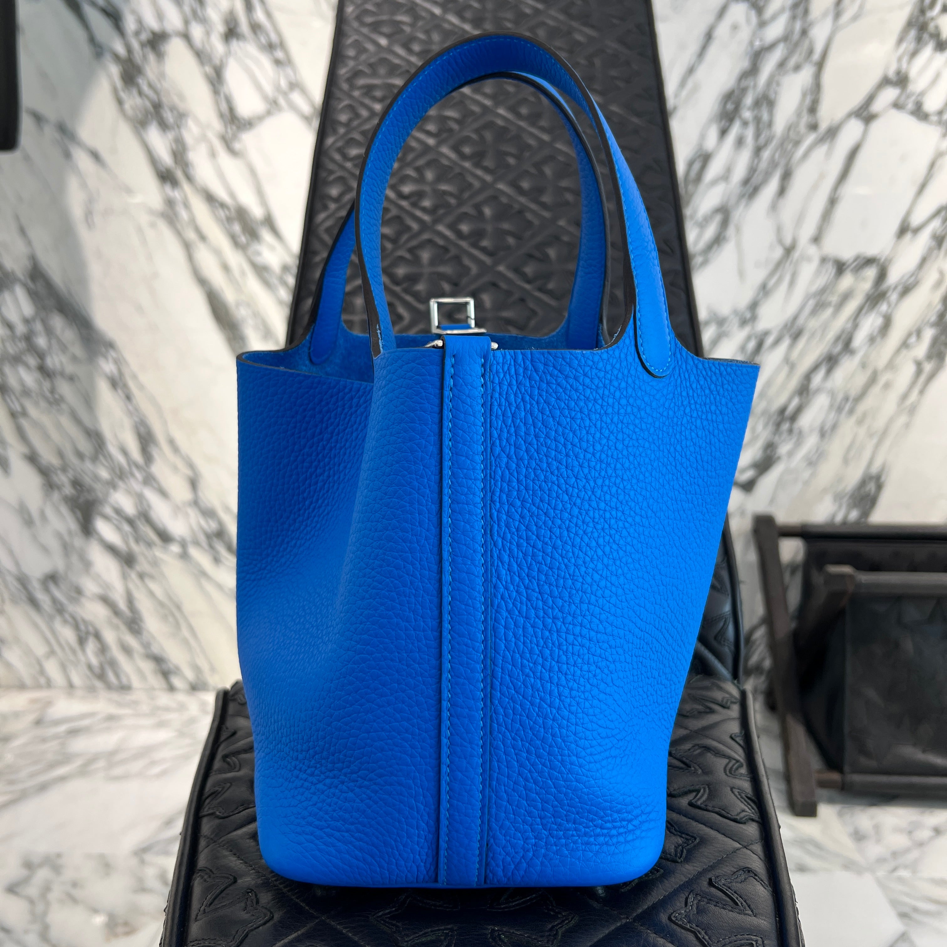 HERMES Picotin Lock PM 18 "Blue Hydra" K刻印 エルメス ピコタンロック PM 18 "ブルーイドラ" K刻印