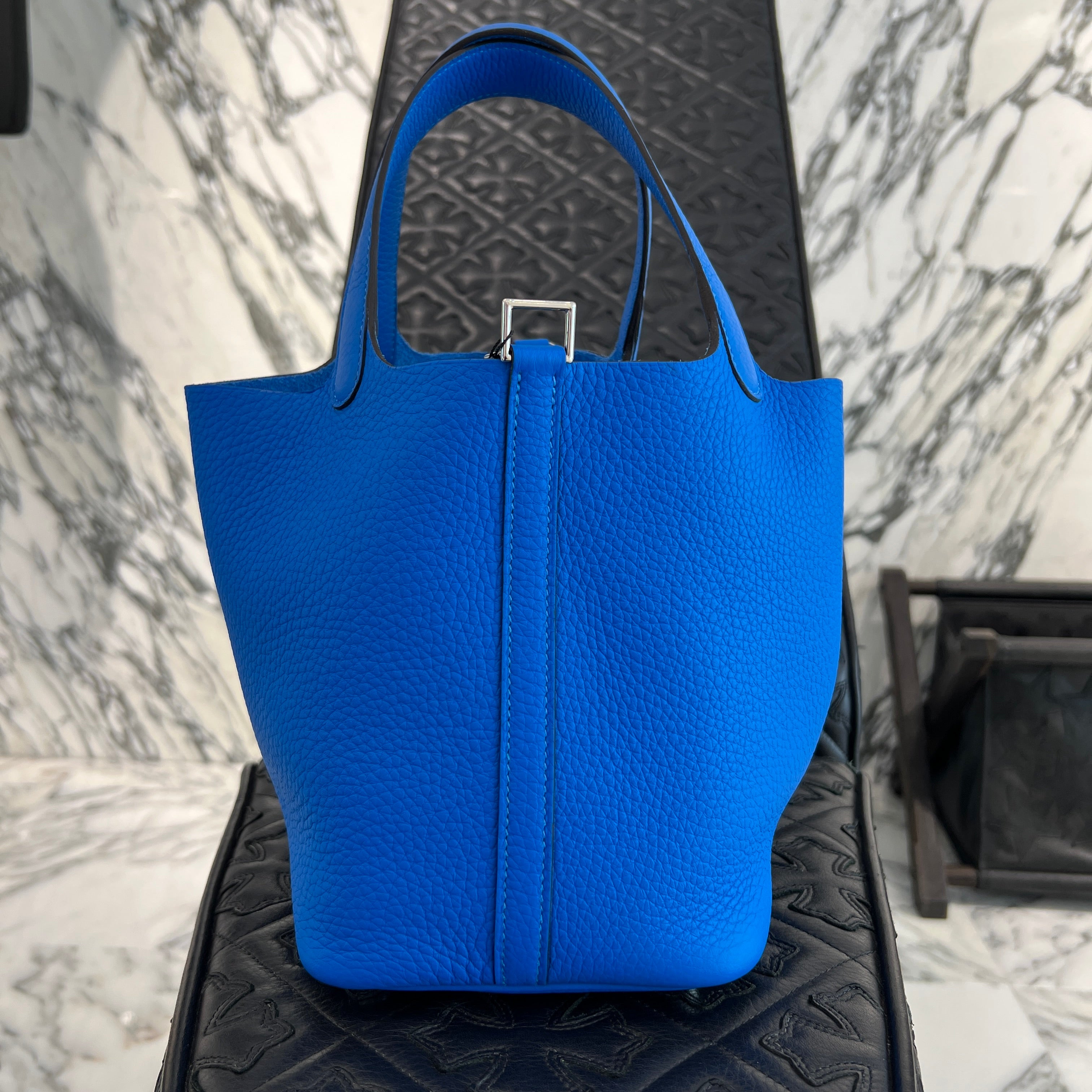 HERMES Picotin Lock PM 18 "Blue Hydra" K刻印 エルメス ピコタンロック PM 18 "ブルーイドラ" K刻印
