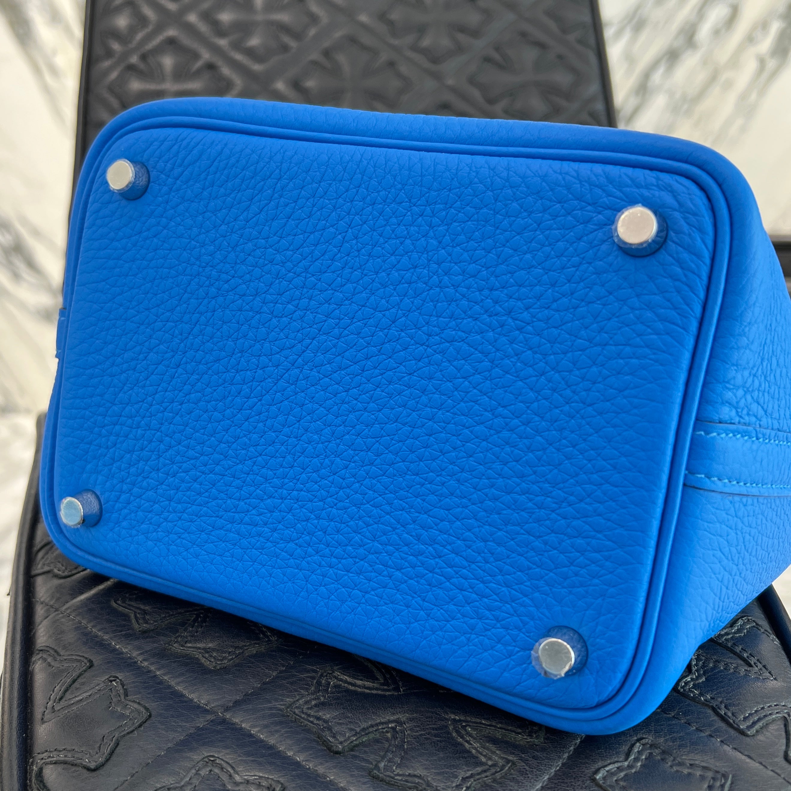 HERMES Picotin Lock PM 18 "Blue Hydra" K刻印 エルメス ピコタンロック PM 18 "ブルーイドラ" K刻印