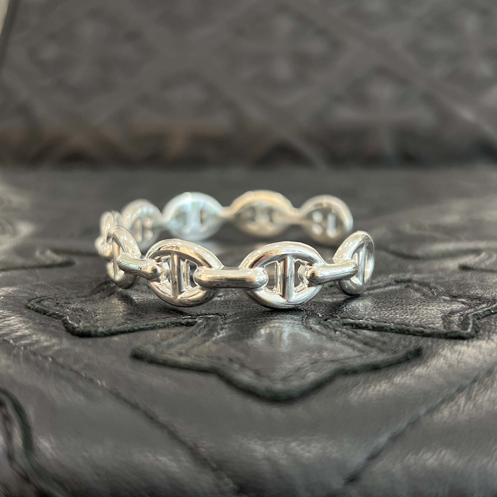 HERMES Chaine d’Ancre Enchainee MM Bangle Size SH エルメス シェーヌダンクル アンシェネ MM バングル サイズSH
