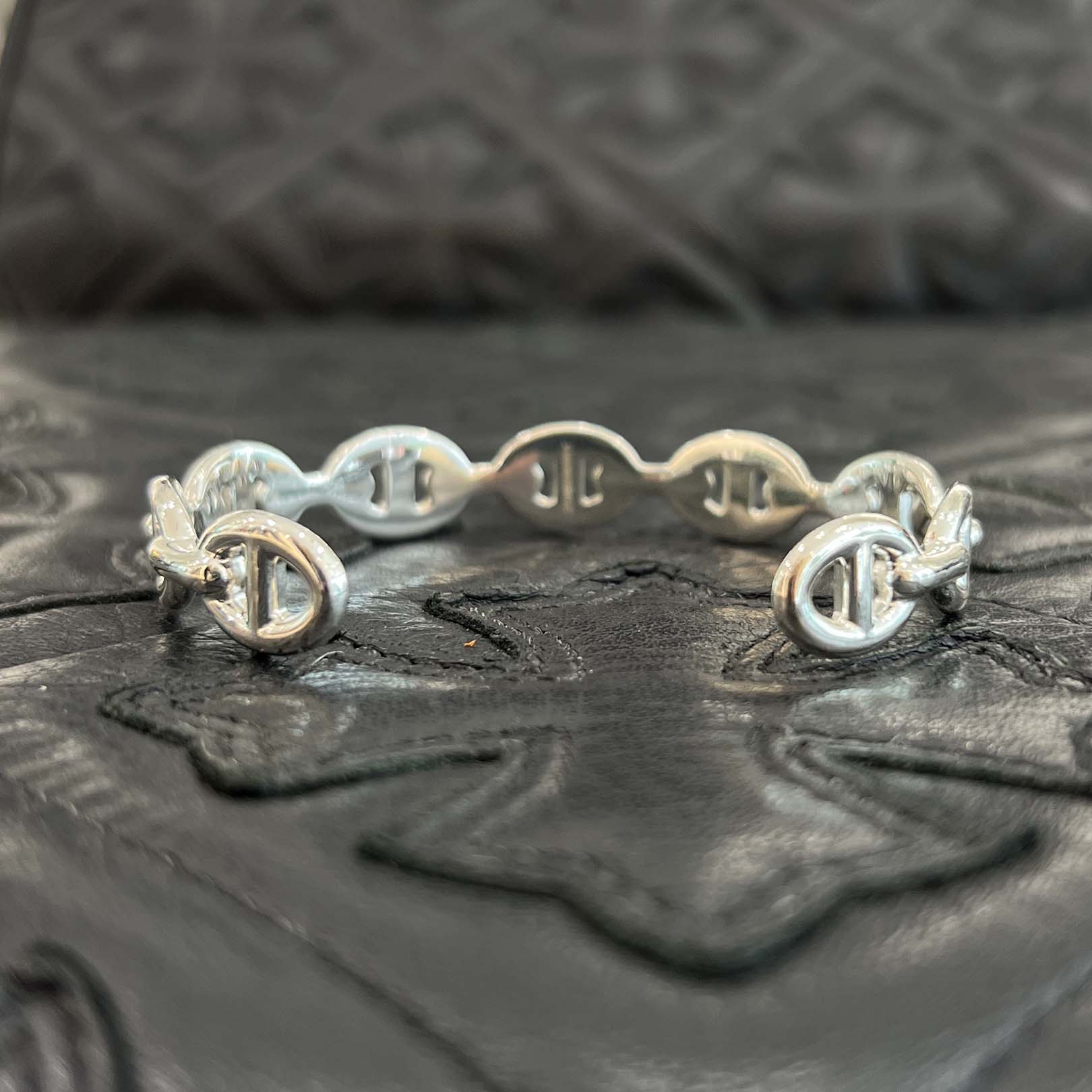 HERMES Chaine d’Ancre Enchainee MM Bangle Size SH エルメス シェーヌダンクル アンシェネ MM バングル サイズSH