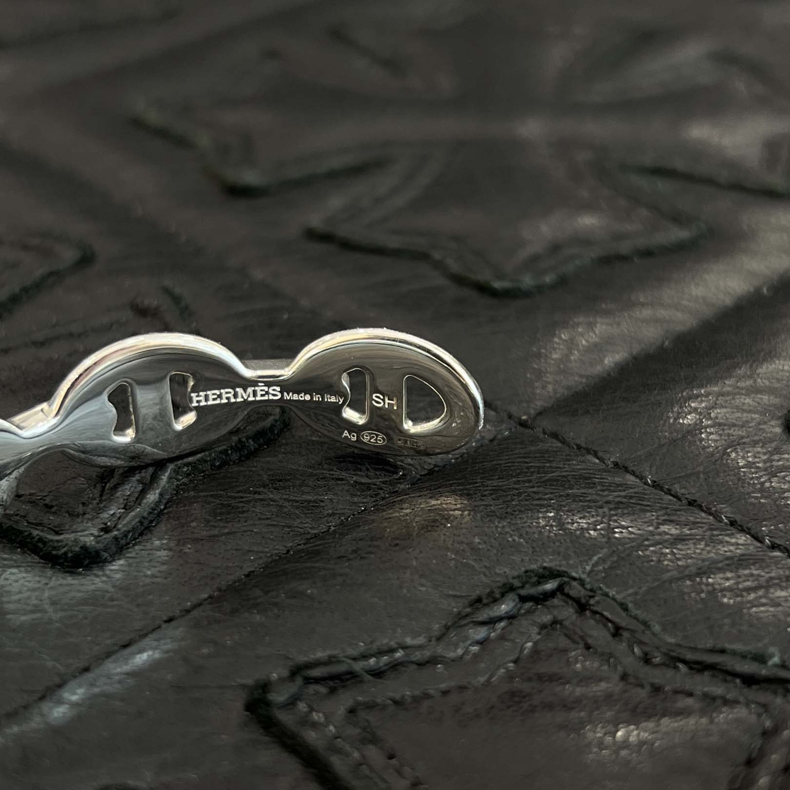 HERMES Chaine d’Ancre Enchainee MM Bangle Size SH エルメス シェーヌダンクル アンシェネ MM バングル サイズSH