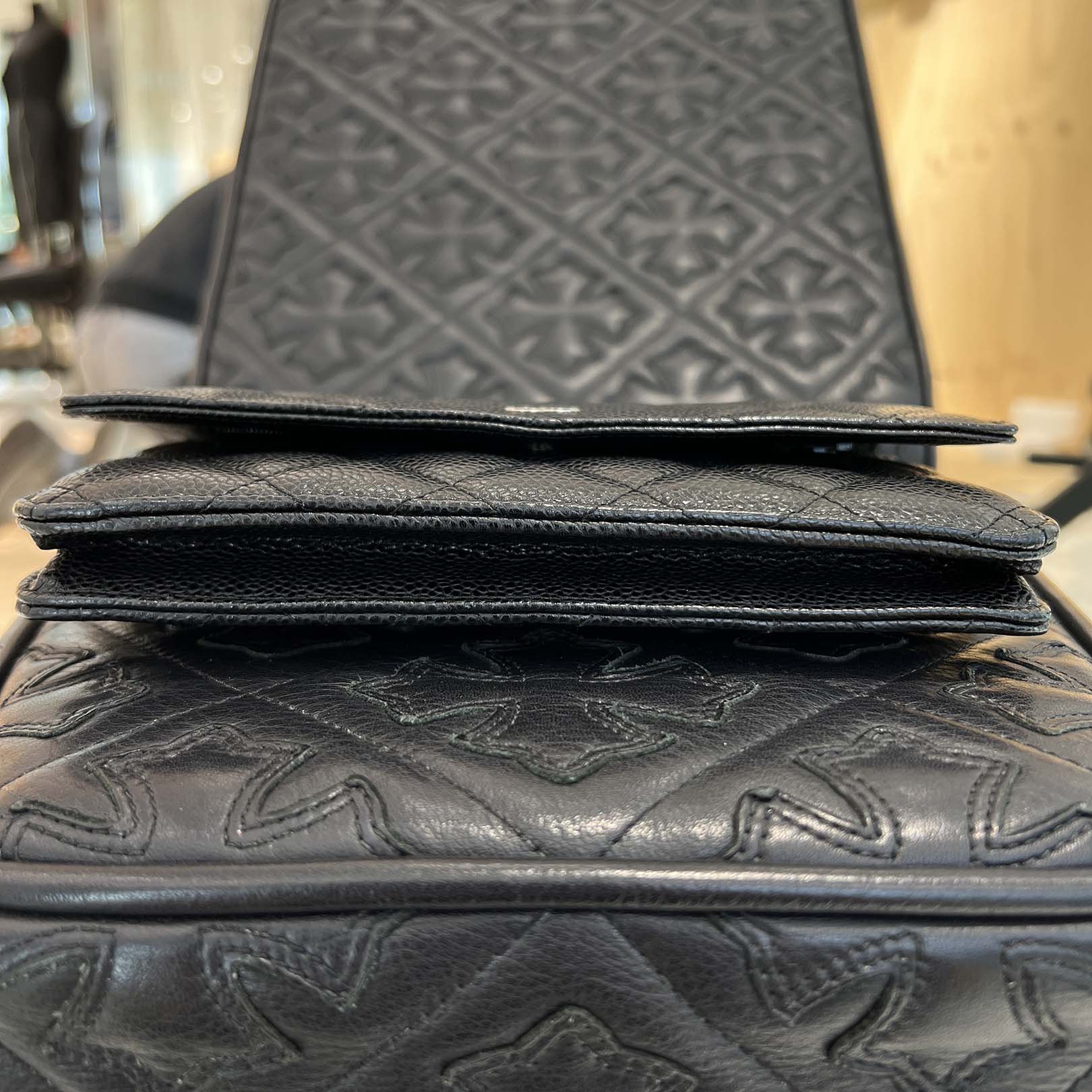 CHANEL Matelasse Caviar Leather Chain Wallet シャネル マトラッセ キャビアスキン チェーンウォレット