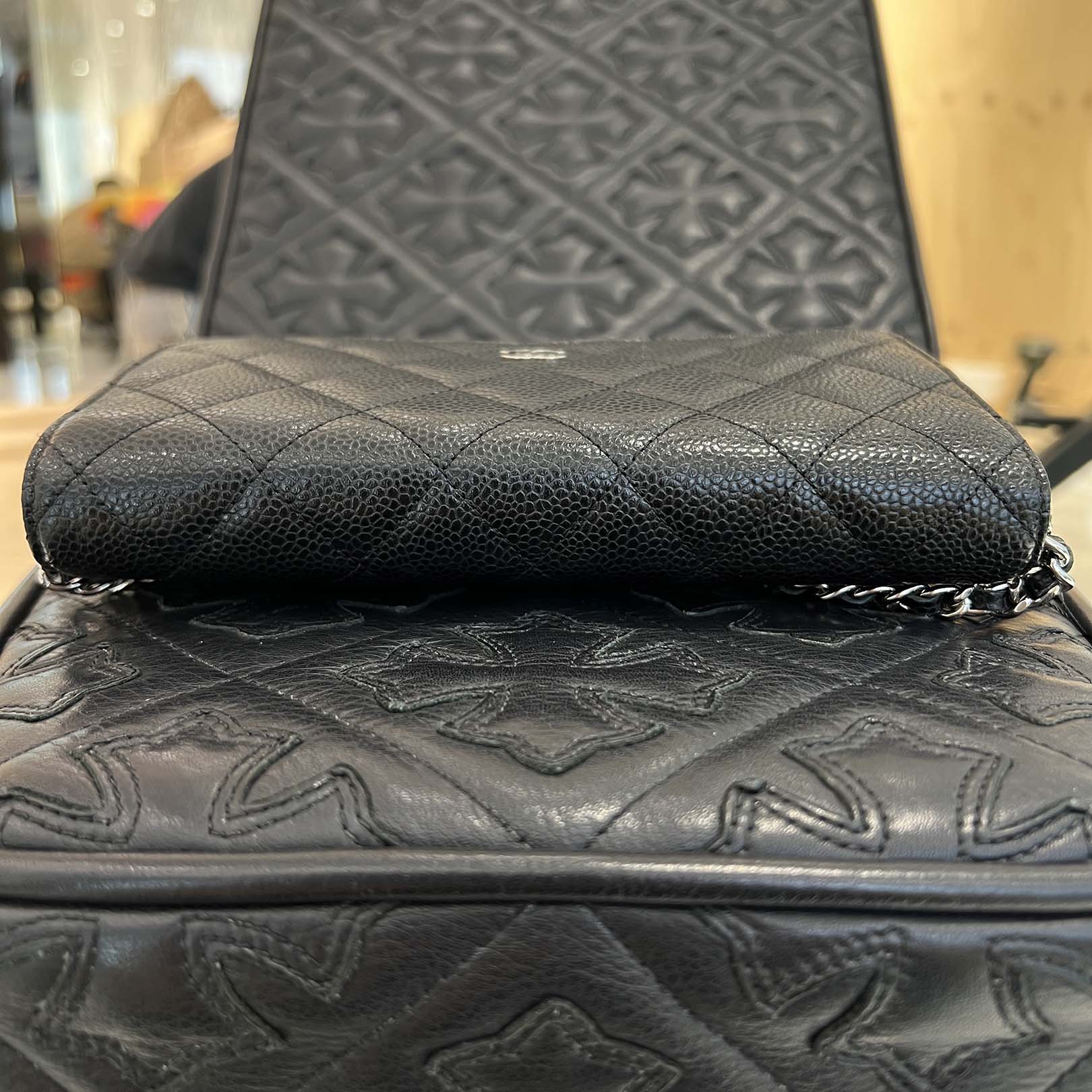 CHANEL Matelasse Caviar Leather Chain Wallet シャネル マトラッセ キャビアスキン チェーンウォレット