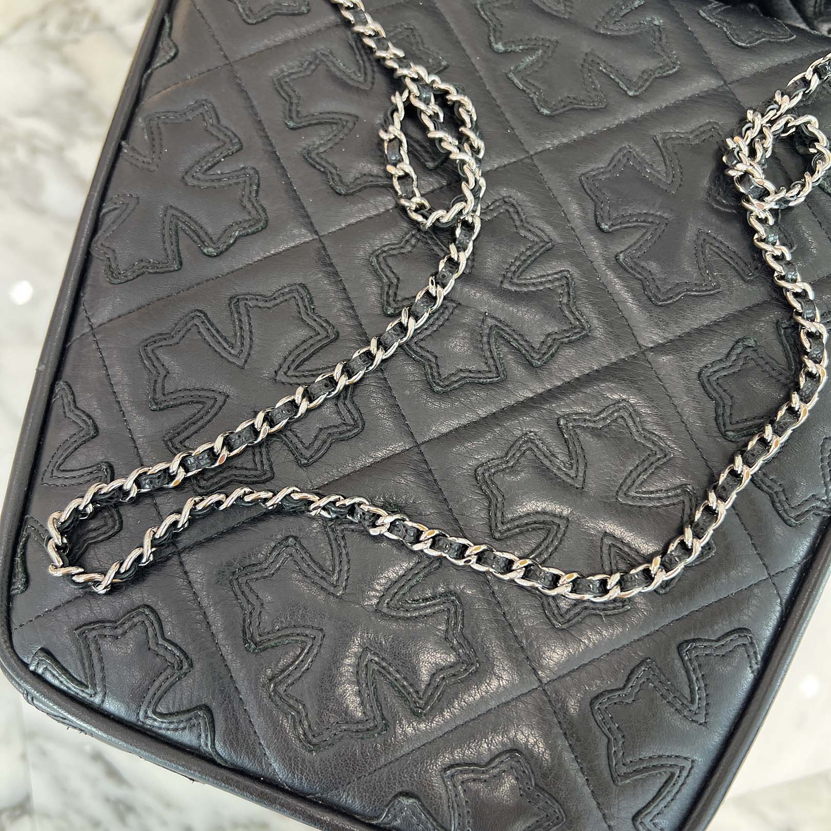 CHANEL Matelasse Caviar Leather Chain Wallet シャネル マトラッセ キャビアスキン チェーンウォレット