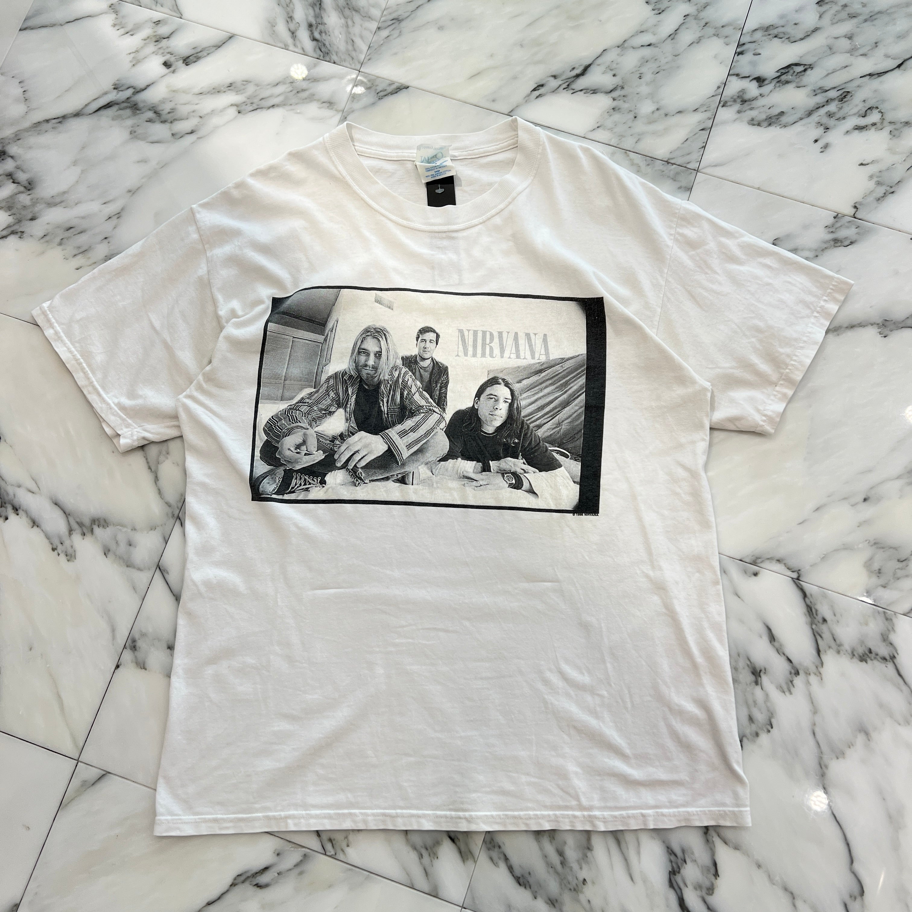 Vintage 90's NIRVANA "Members Portrait" 1996 M&O S/S Tee Size L ヴィンテージ 90's ニルバーナ "メンバーズ ポートレート"1996 M&O社製 Tシャツ サイズL