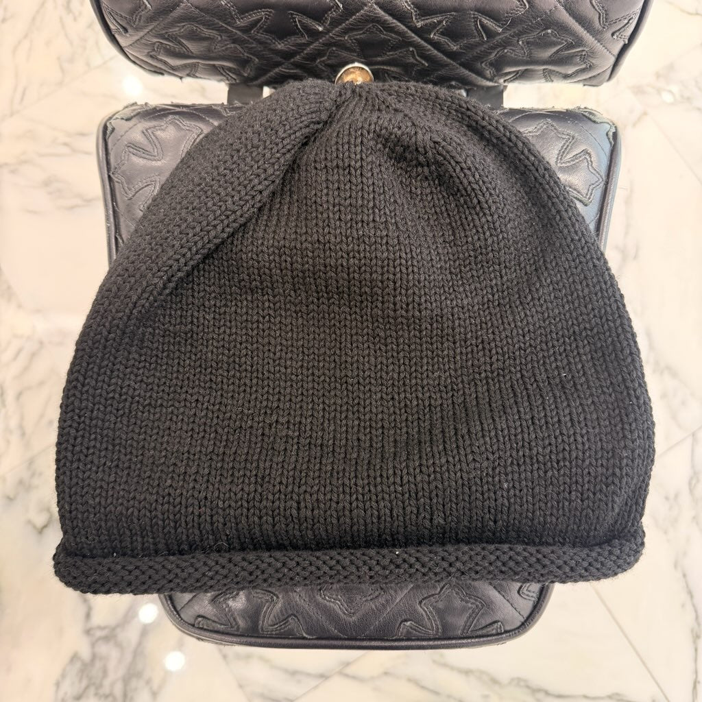 CHROME HEARTS CH Cross Logo Embroidered Cashmere Beanie Size ONE SIZE (24cm) クロムハーツ CHクロス ロゴ刺繍 カシミヤビーニー サイズONE SIZE (24cm)