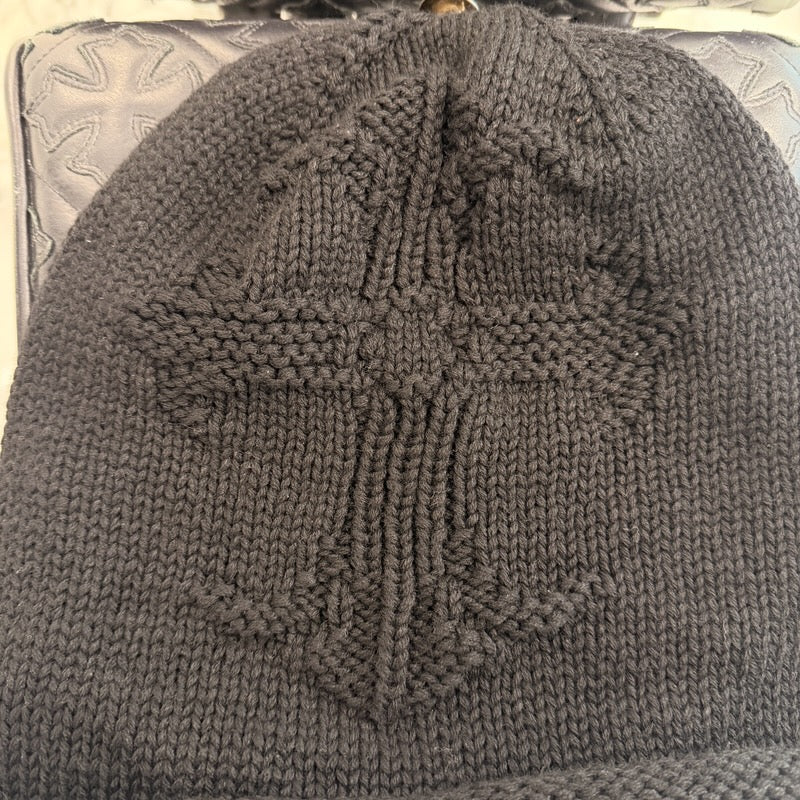 CHROME HEARTS CH Cross Logo Embroidered Cashmere Beanie Size ONE SIZE (24cm) クロムハーツ CHクロス ロゴ刺繍 カシミヤビーニー サイズONE SIZE (24cm)