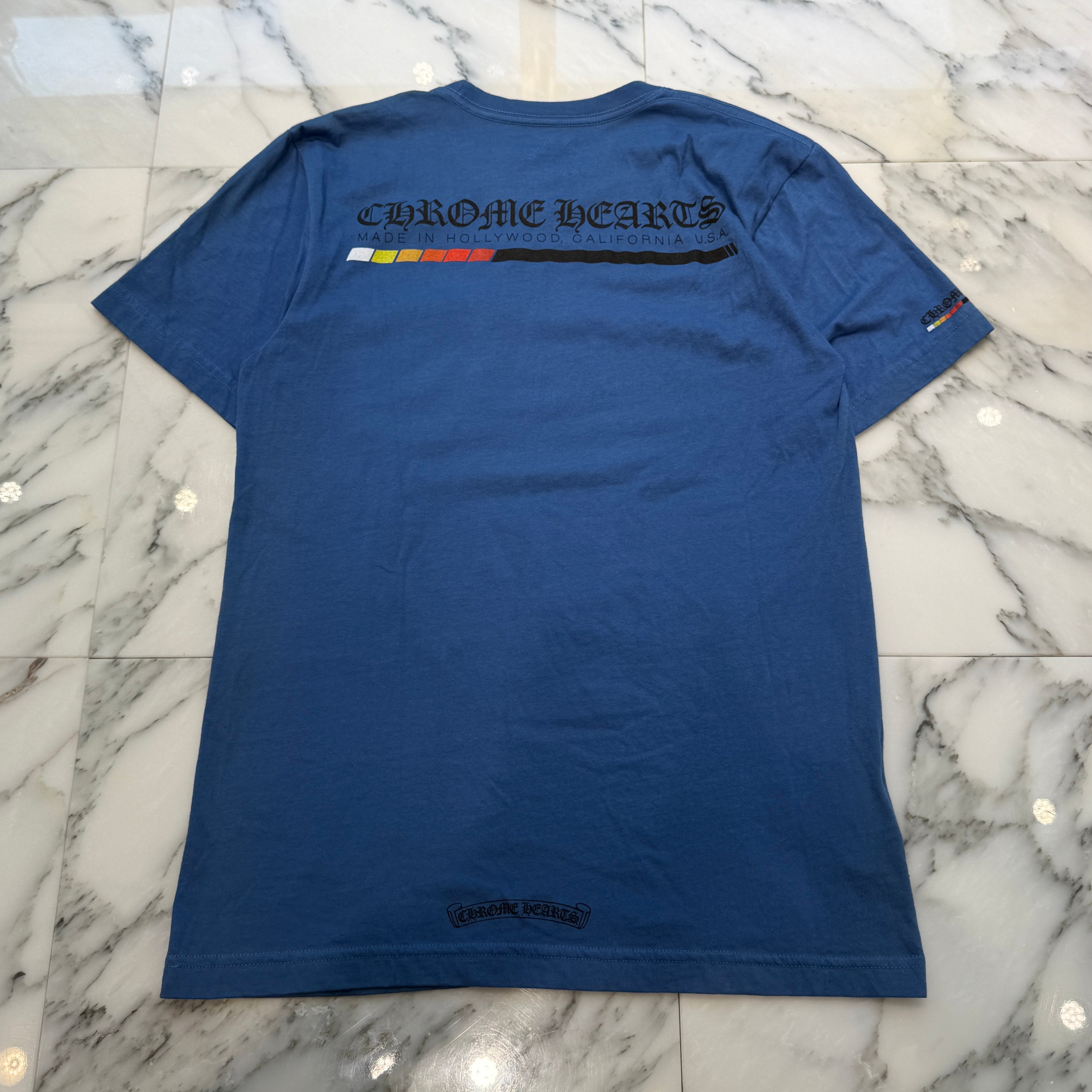 CHROME HEARTS ネオン　NEON logo tシャツ tee L CHROME HEARTS Neon Bar Logo Tee Size M クロムハーツ
