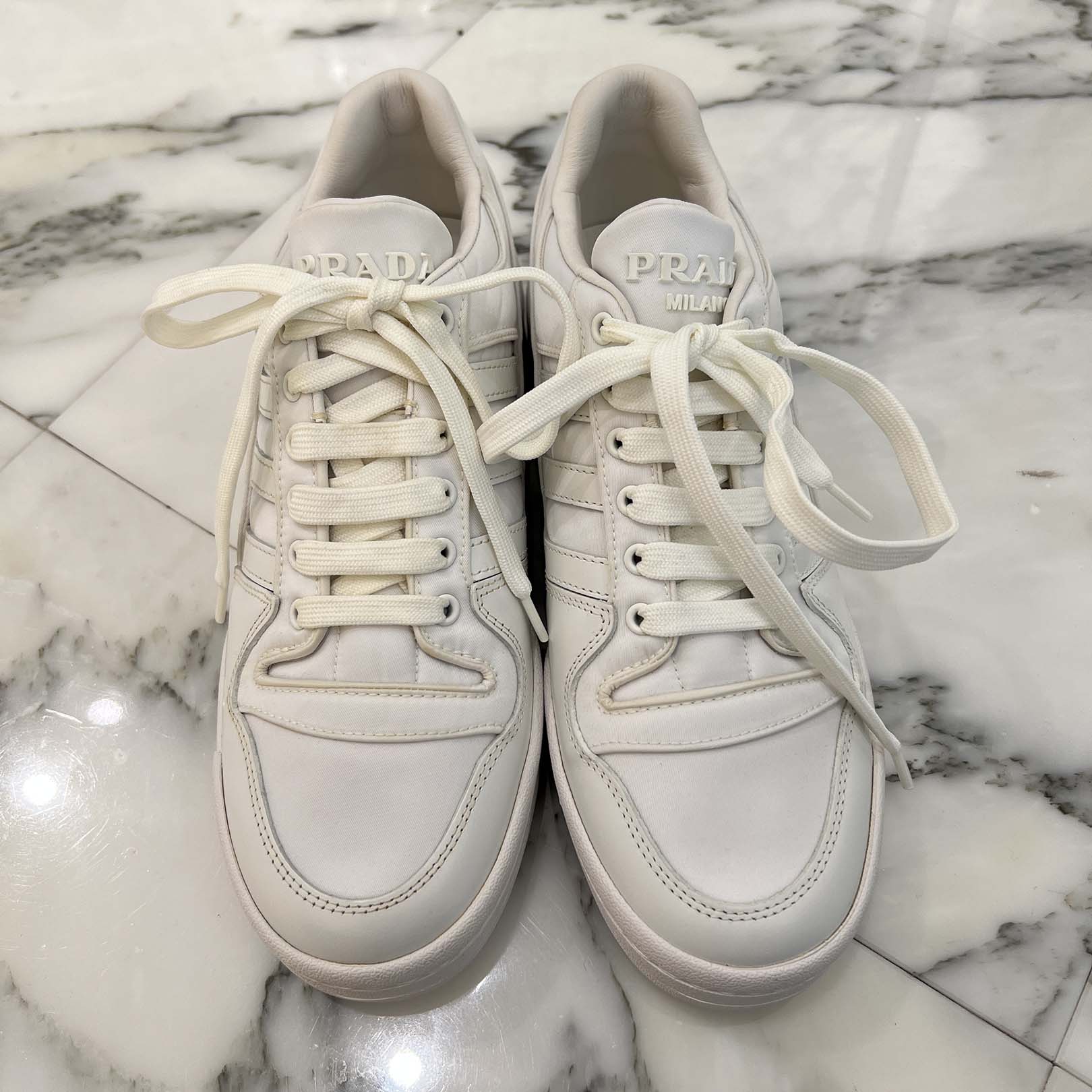 PRADA × adidas 2022SS Re-Nylon Forum Low Top Sneakers 2EG390 Size 25.5cm プラダ × アディダス リナイロンフォーラムローカットスニーカー サイズ25.5cm