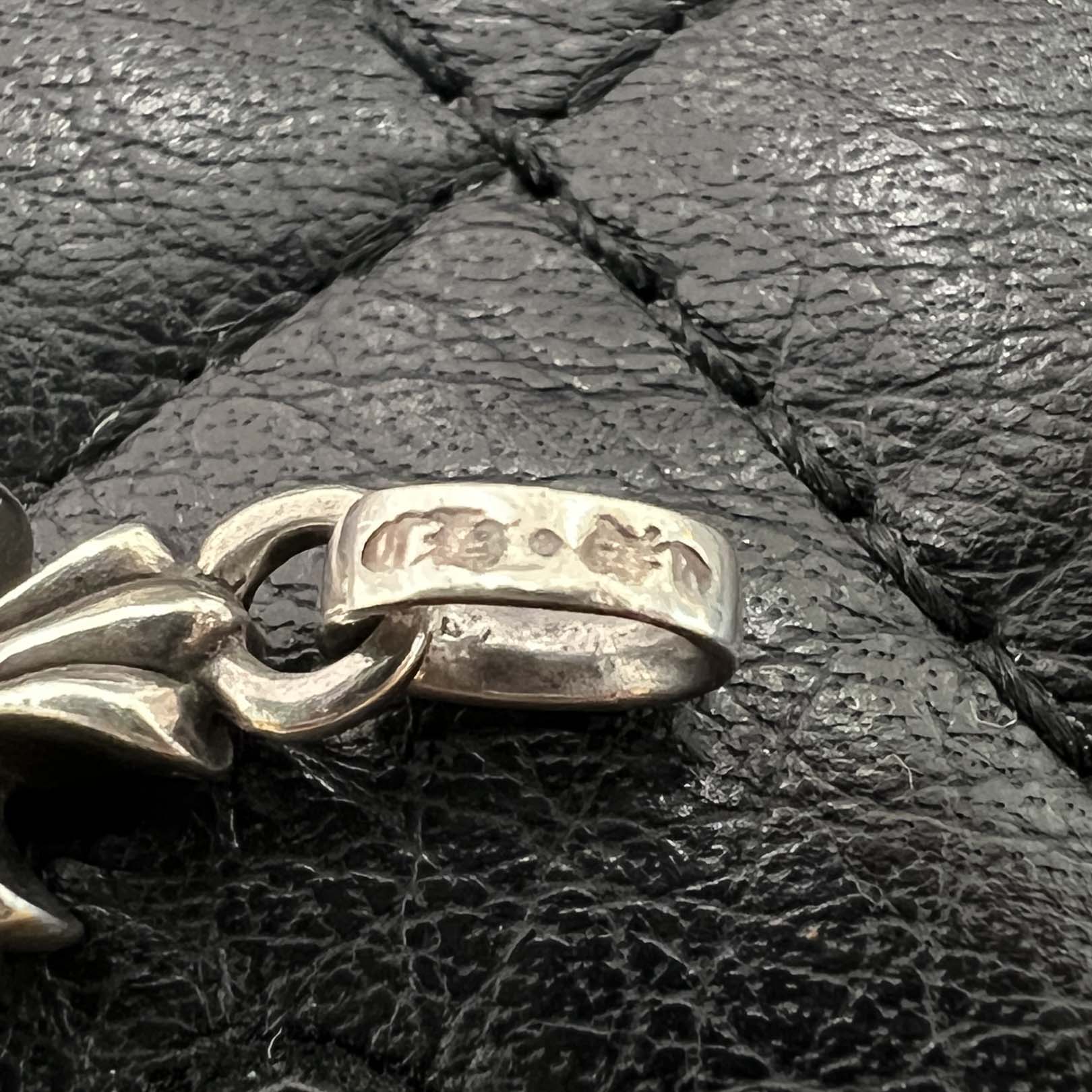 CHROME HEARTS Baby Fat Charm 1 Blue Sapphire クロムハーツ ベビーファット チャーム 1 ブルーサファイア
