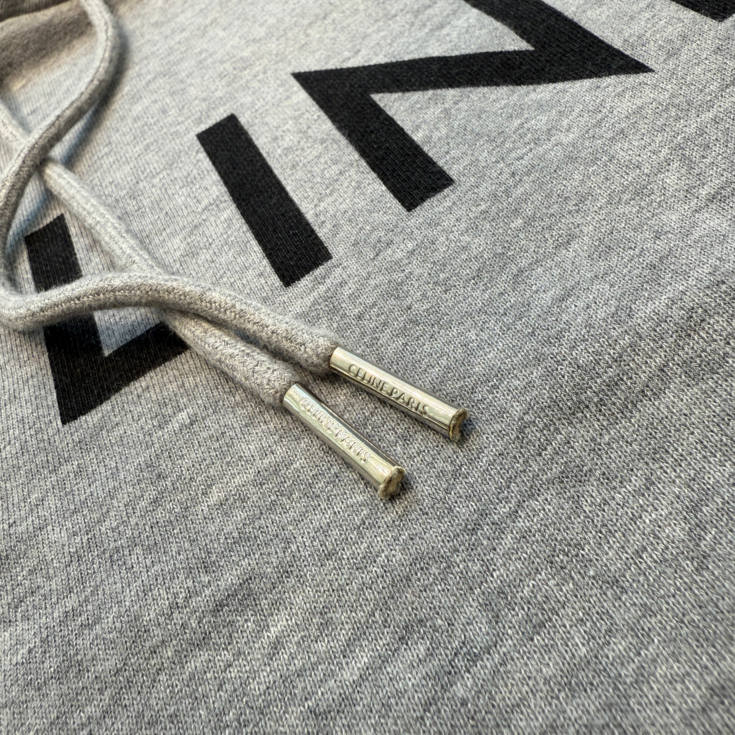 CELINE 2021SS Cotton Fleece Loose Hoodie 2Y321670Q Size M セリーヌ コットンフリース ルーズフーディ サイズM