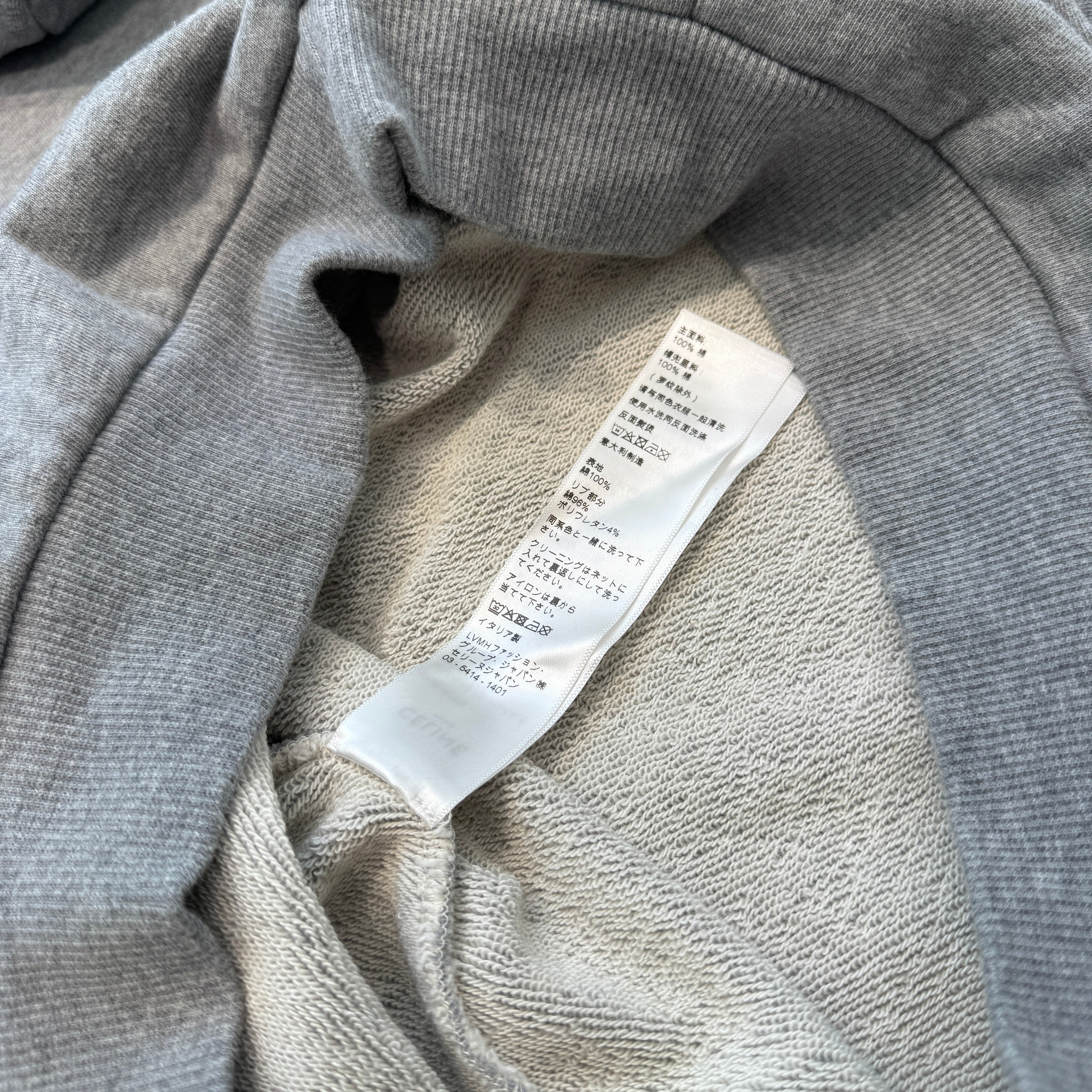 CELINE 2021SS Cotton Fleece Loose Hoodie 2Y321670Q Size M セリーヌ コットンフリース ルーズフーディ サイズM