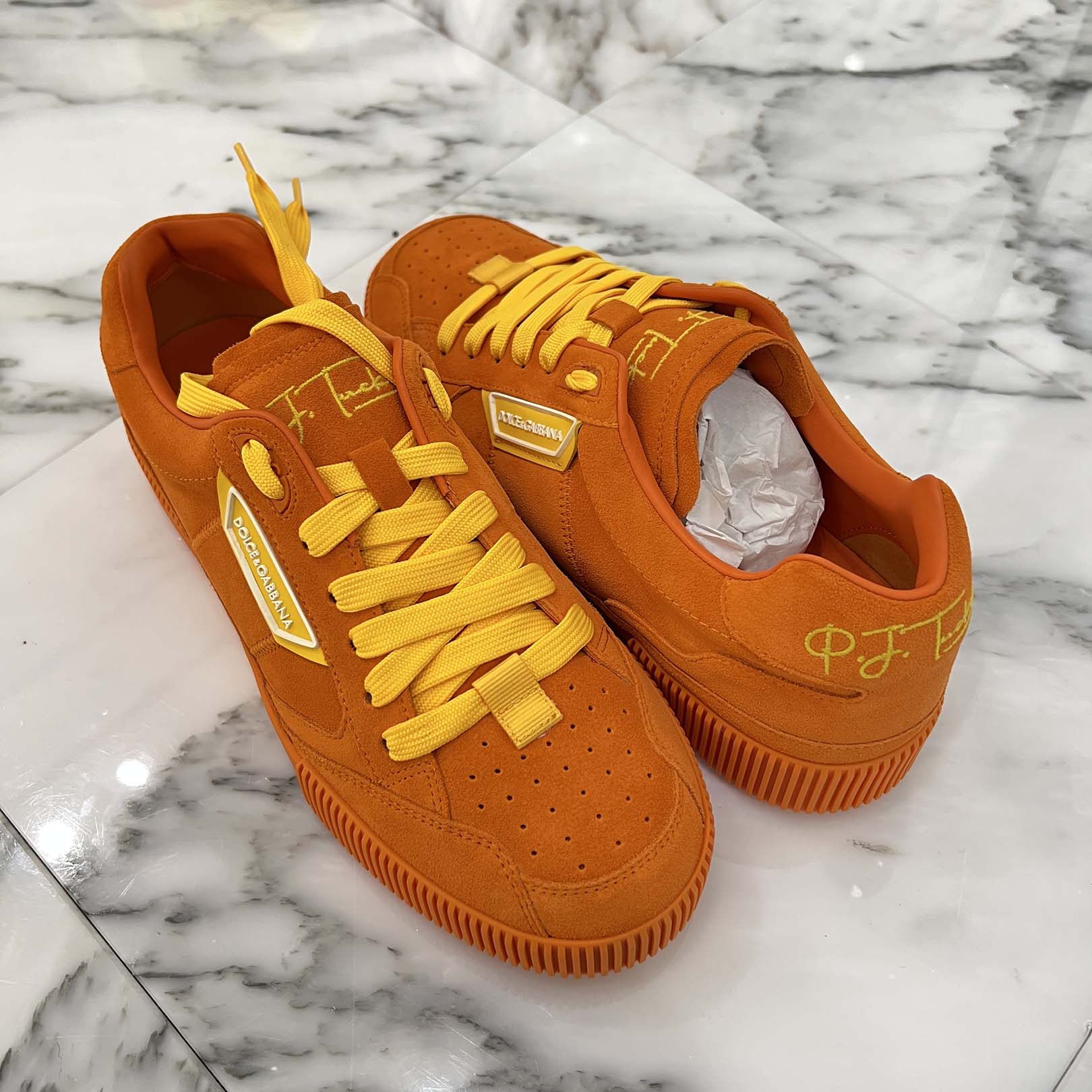 Dolce&Gabbana × P.J. Tucker Edition Suede Low Top Sneakers Size 7 (25cm) ドルチェ&ガッバー × P.J.タッカーエディションスエードローカットスニーカー サイズ7 (25cm)