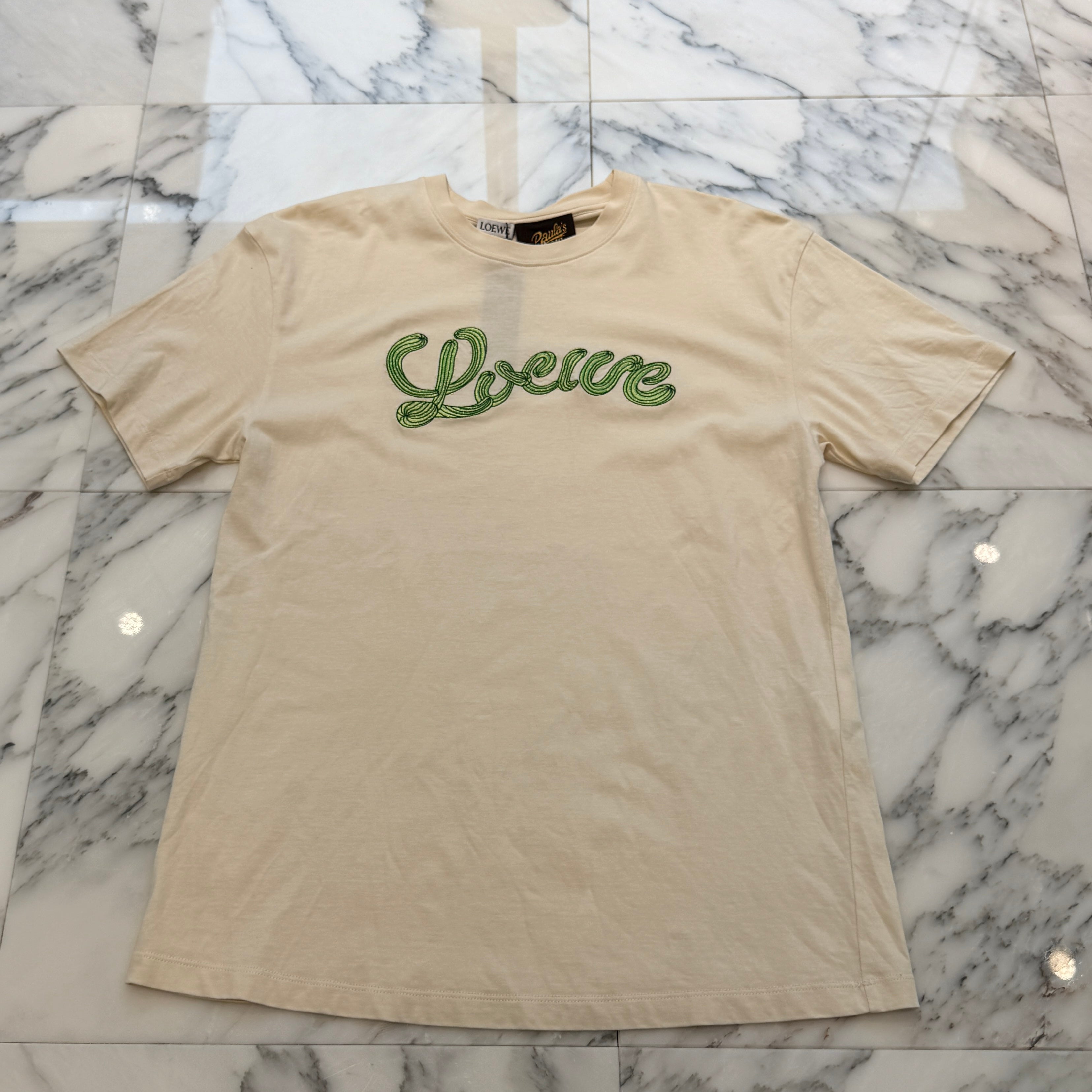LOEWE 2022SS Cactus Logo Embroidery Tee S616Y22J02 Size XS ロエベ サボテンロゴ刺繡 Tシャツ サイズXS
