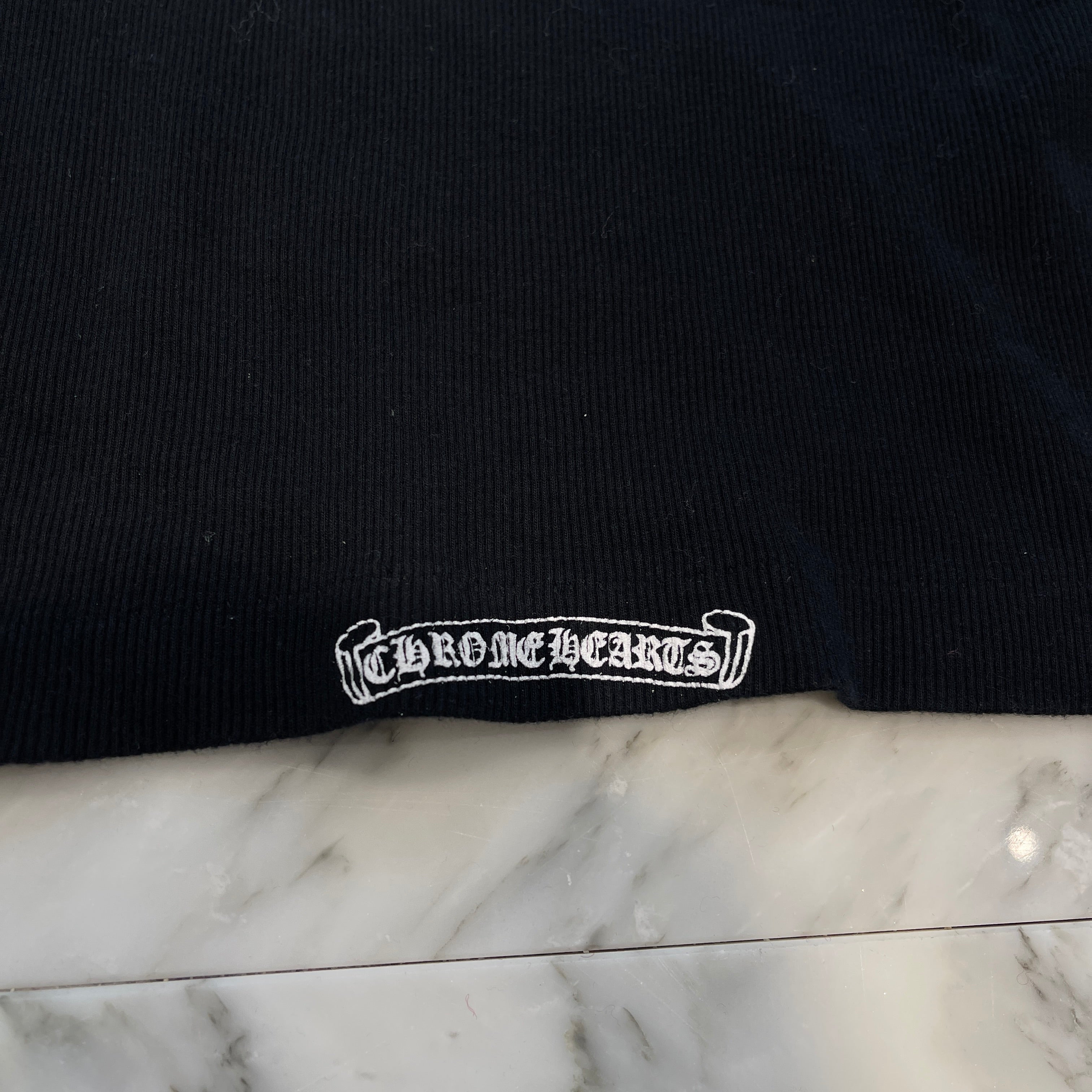 CHROME HEARTS CH Cross Side Vertical Logo Fuck You Tank Top Size M クロムハーツ CHクロス サイド ヴァーティカルロゴ ファックユー タンクトップ サイズM