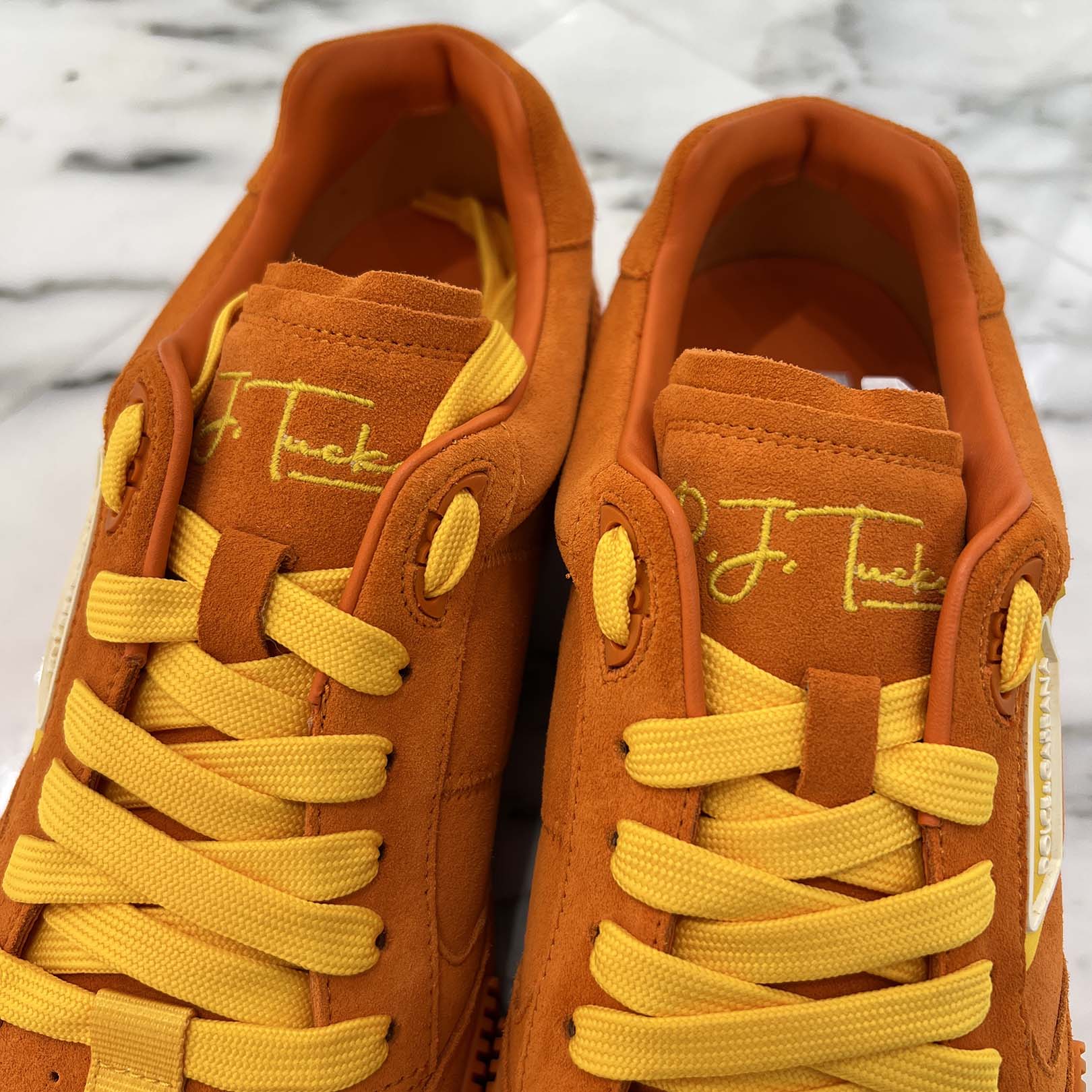 Dolce&Gabbana × P.J. Tucker Edition Suede Low Top Sneakers Size 7 (25cm) ドルチェ&ガッバー × P.J.タッカーエディションスエードローカットスニーカー サイズ7 (25cm)