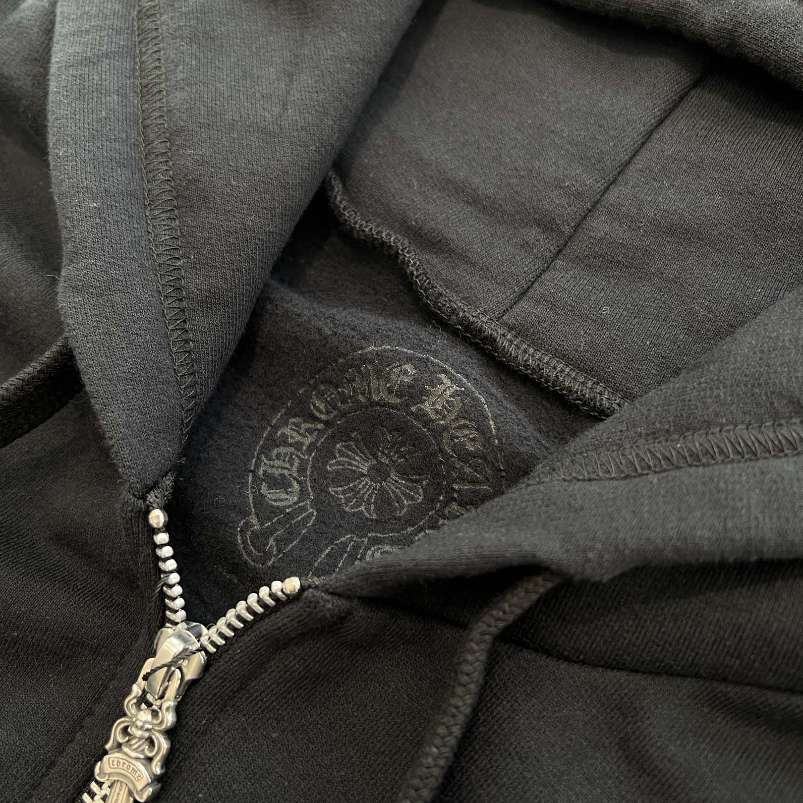CHROME HEARTS 2025AW Floral Cross Horseshoe Zip Up Hoodie Size XL クロムハーツ フローラルクロス ホースシュー ジップアップフーディ サイズXL