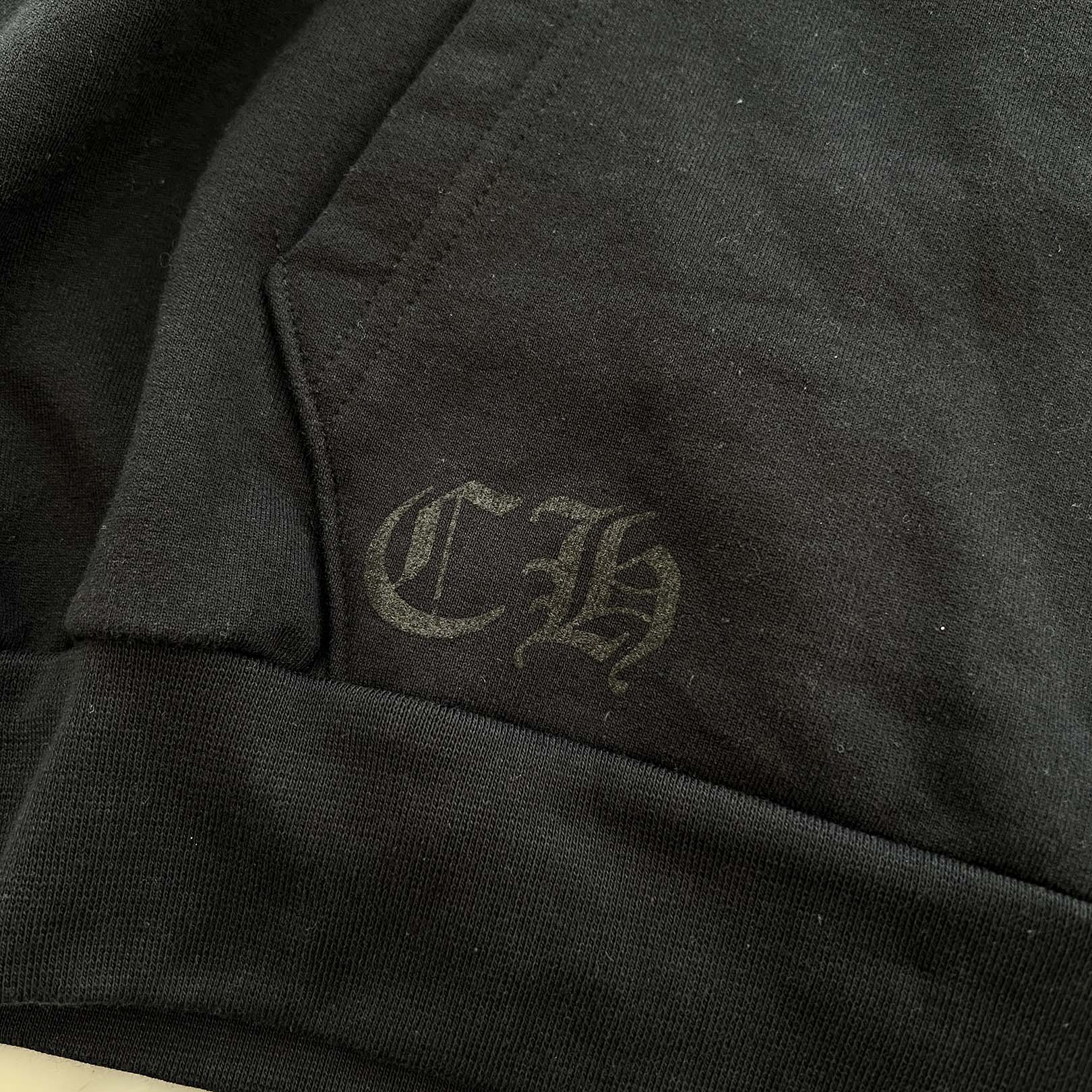 CHROME HEARTS 2025AW Floral Cross Horseshoe Zip Up Hoodie Size XL クロムハーツ フローラルクロス ホースシュー ジップアップフーディ サイズXL