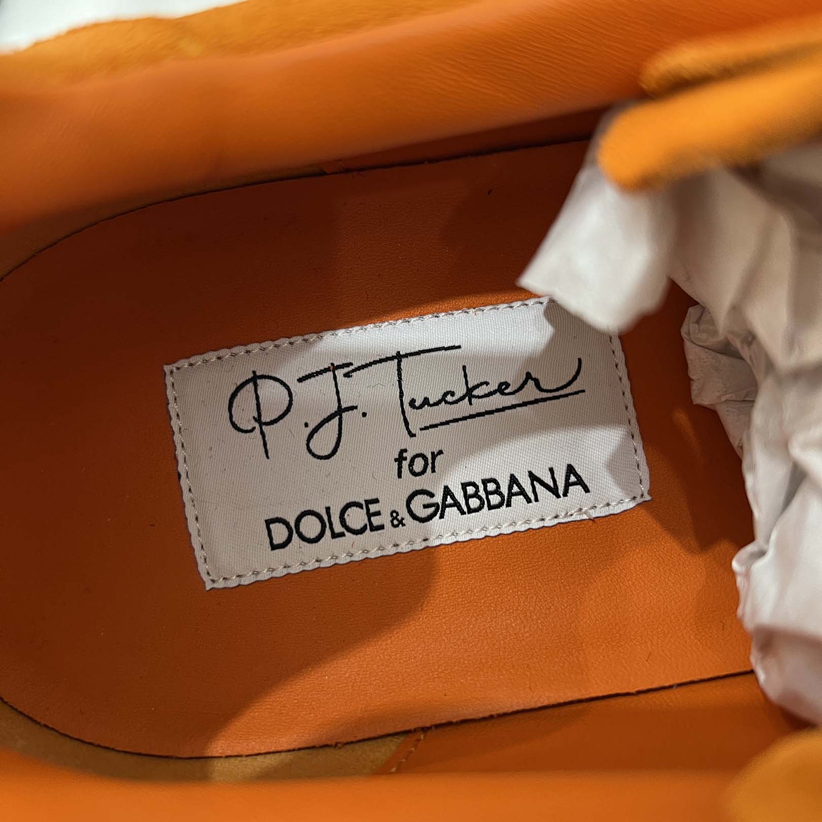 Dolce&Gabbana × P.J. Tucker Edition Suede Low Top Sneakers Size 7 (25cm) ドルチェ&ガッバー × P.J.タッカーエディションスエードローカットスニーカー サイズ7 (25cm)