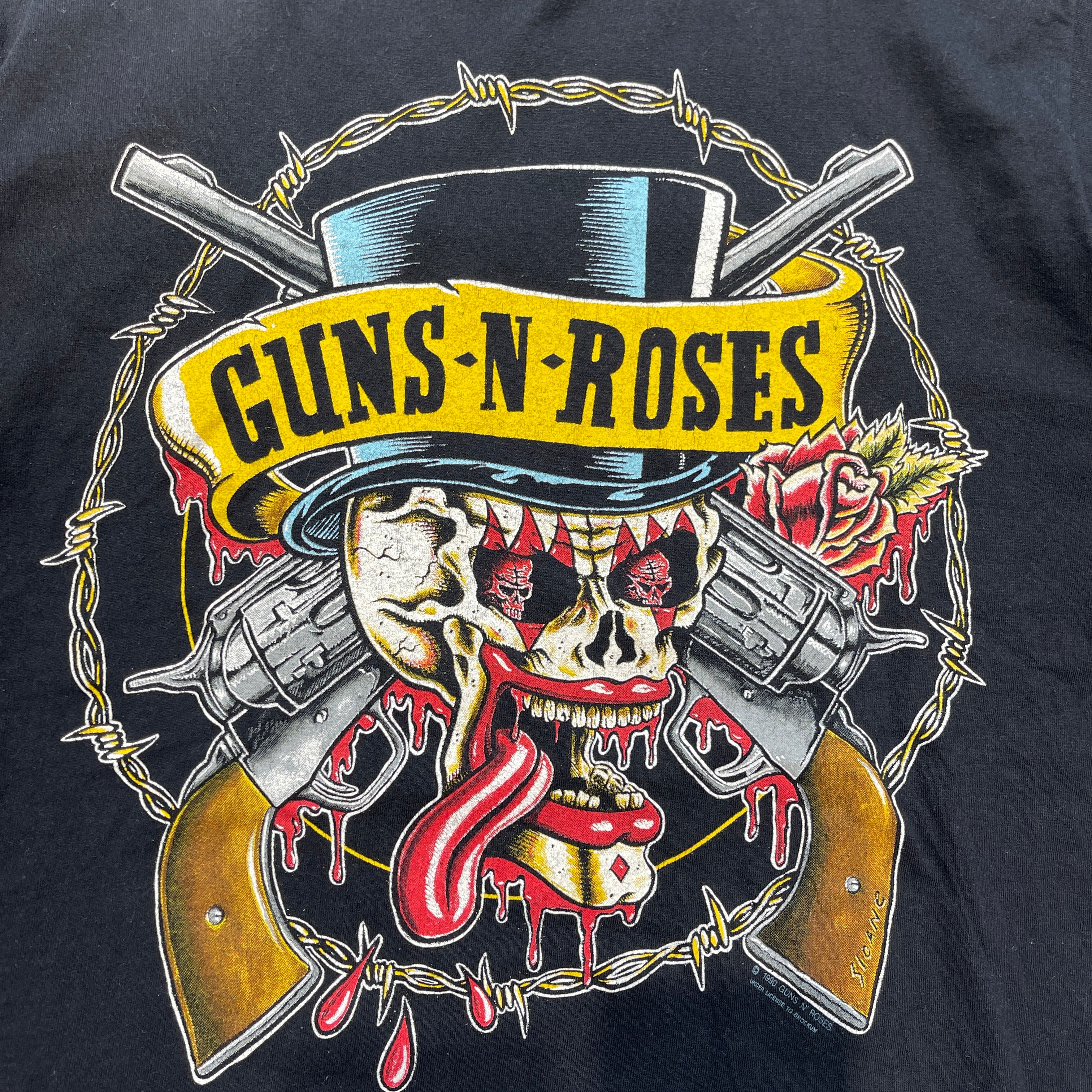 Vintage 90's Guns N' Roses "Use Your Illusion" Crown Skull S/S Tee ヴィンテージ 90's ガンズ・アンド・ローゼズ "ユーズユアーイリュージョン" クラウンスカル Tシャツ