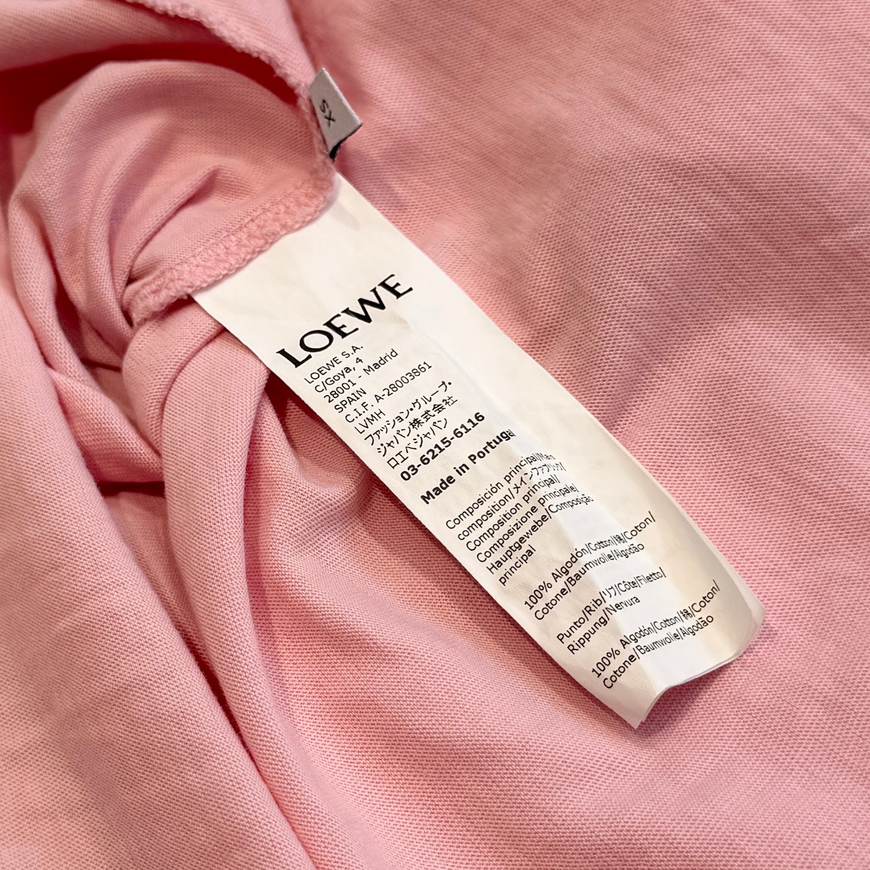 LOEWE 2022SS Cactus Anagram Logo Embroidery Tee S616Y22J03 Size XS ロエベ サボテンアナグラムロゴ刺繡 Tシャツ サイズXS