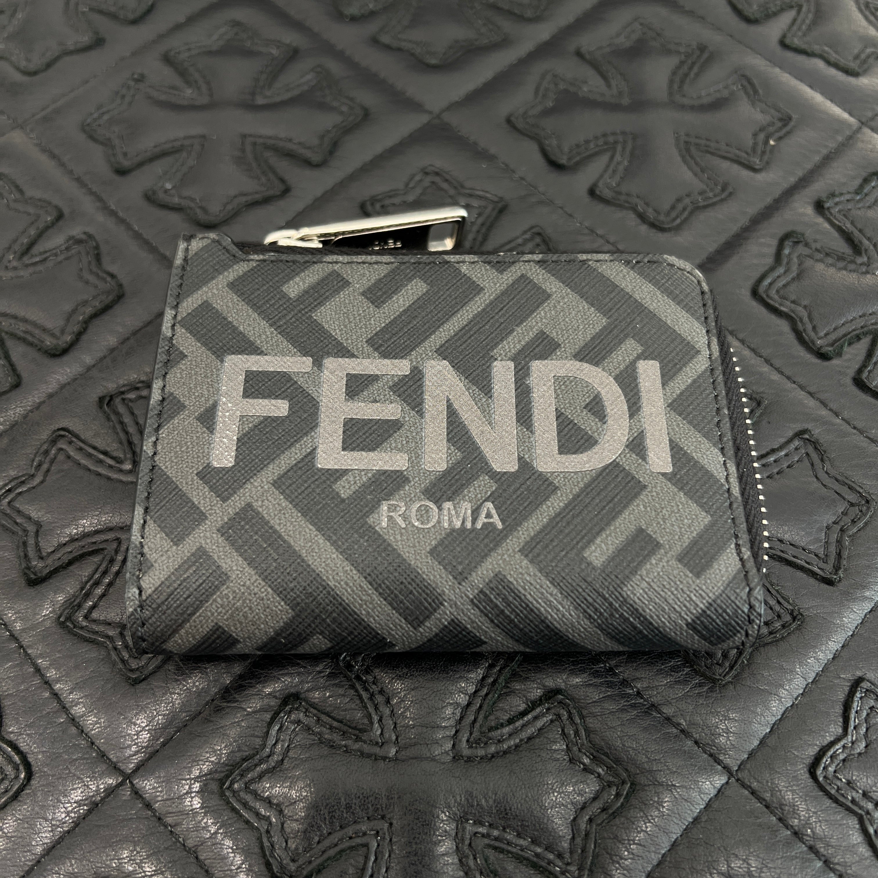 FENDI 2022AW FF Fabric Card Case 7M0341 AJJ8 F0TUH フェンディ FFファブリック カードケース