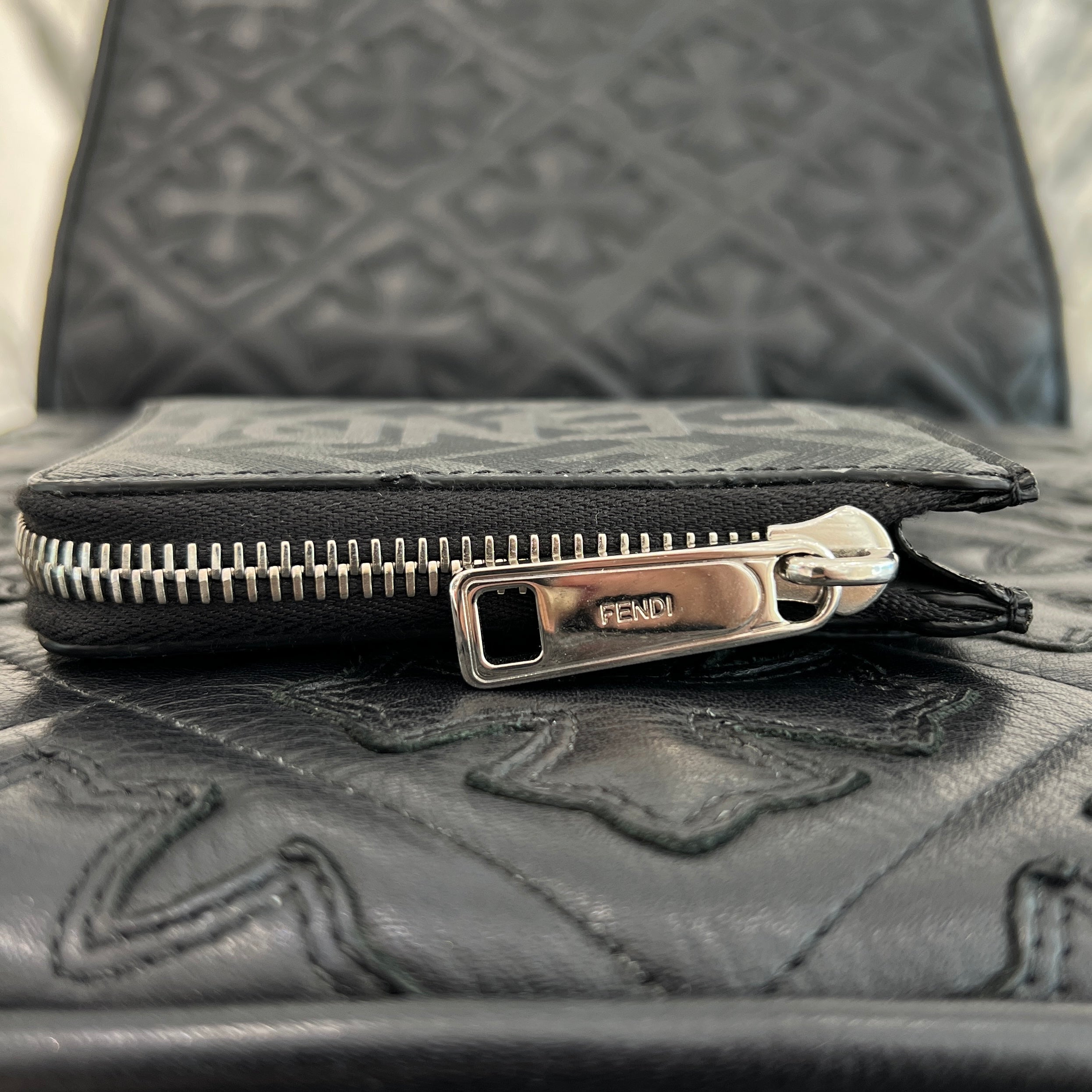 FENDI 2022AW FF Fabric Card Case 7M0341 AJJ8 F0TUH フェンディ FFファブリック カードケース