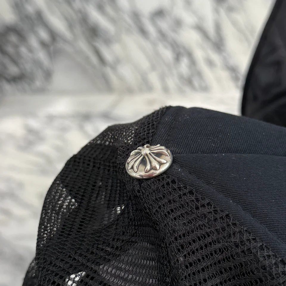 CHROME HEARTS Triple Cross Patch Trucker Cap ONE SIZE (53-60) クロムハーツ トリプルクロスパッチトラッカーキャップ サイズONE SIZE (53-60)