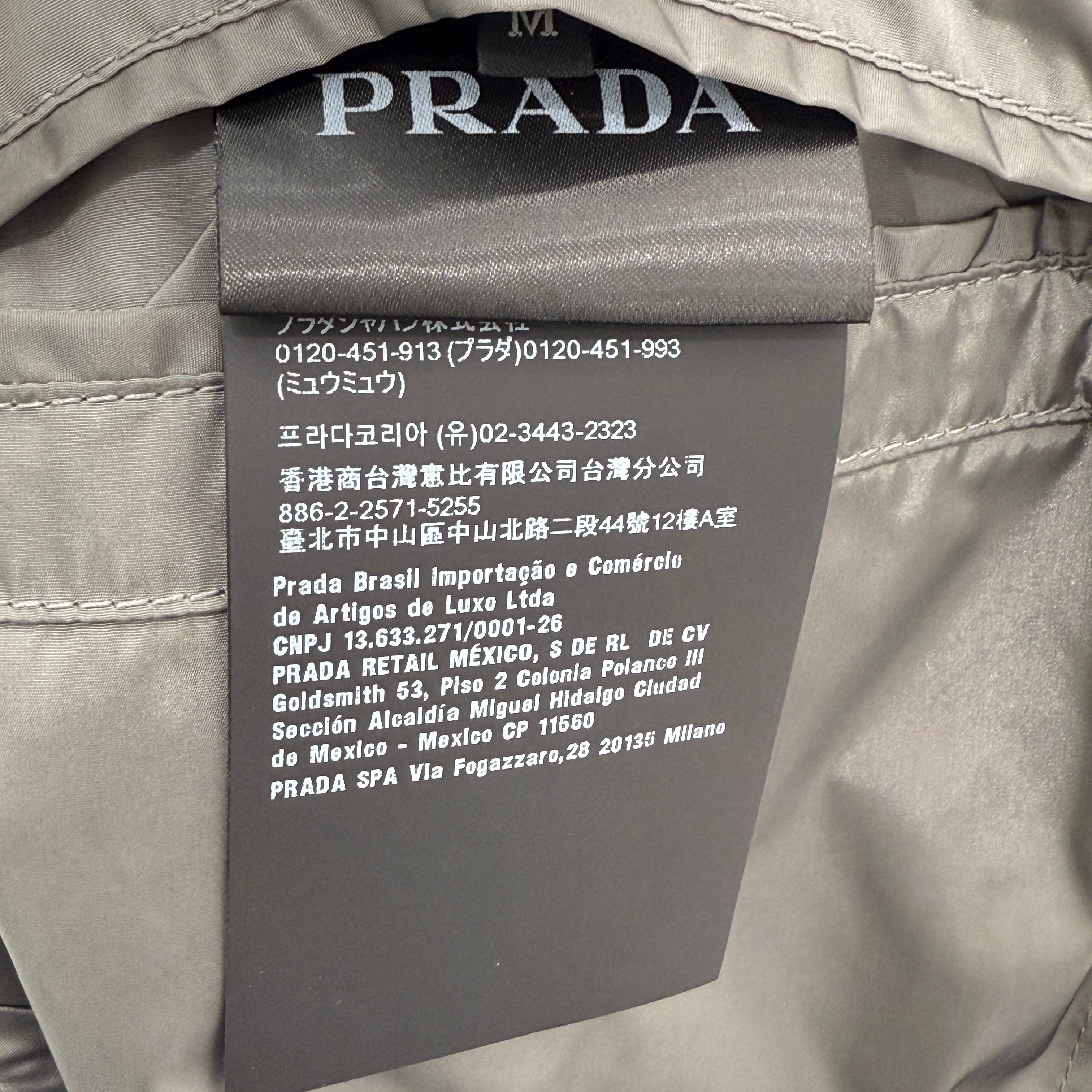PRADA 2024AW Light Technical Fabric Jacket SGC622 S000 148U Size M プラダ ライトテクニカル ファブリック ジャケット サイズM