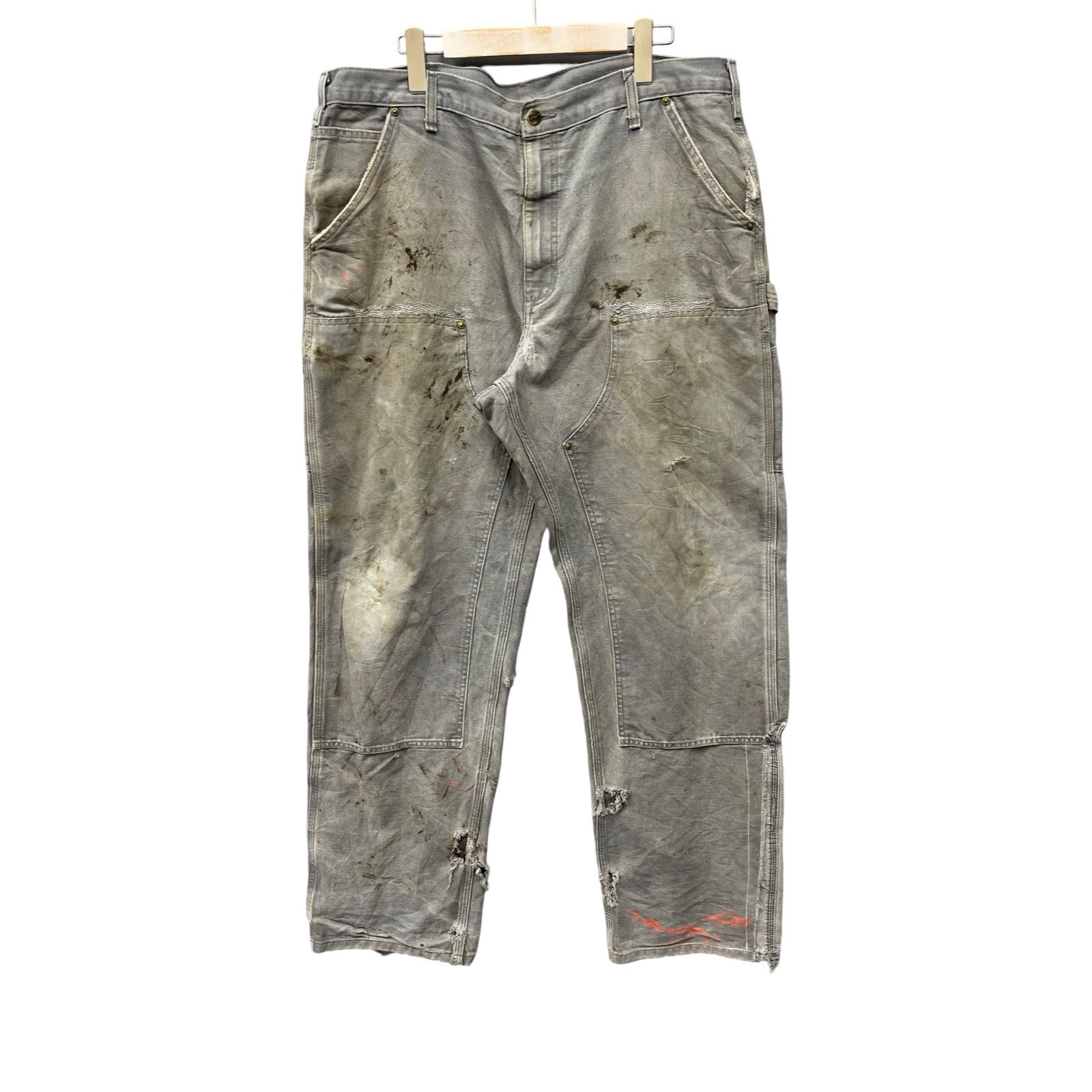 Carhartt Double Knee Denim Painter Pants Size 38×34