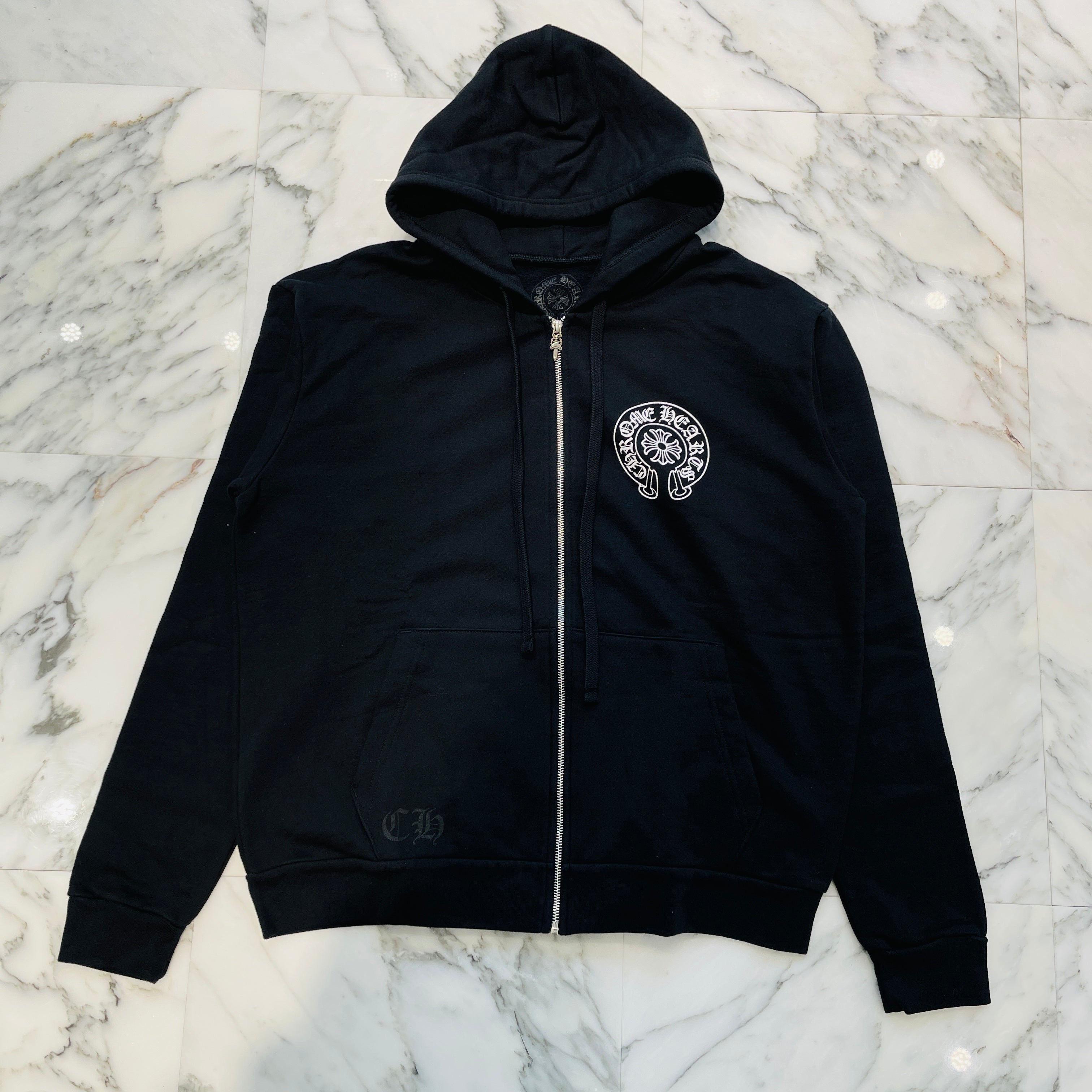 CHROME HEARTS NEW YORK Limited Horseshoe Zip Up Hoodie Size M クロムハーツ ニューヨーク限定 ホースシュー ジップアップフーディー サイズM