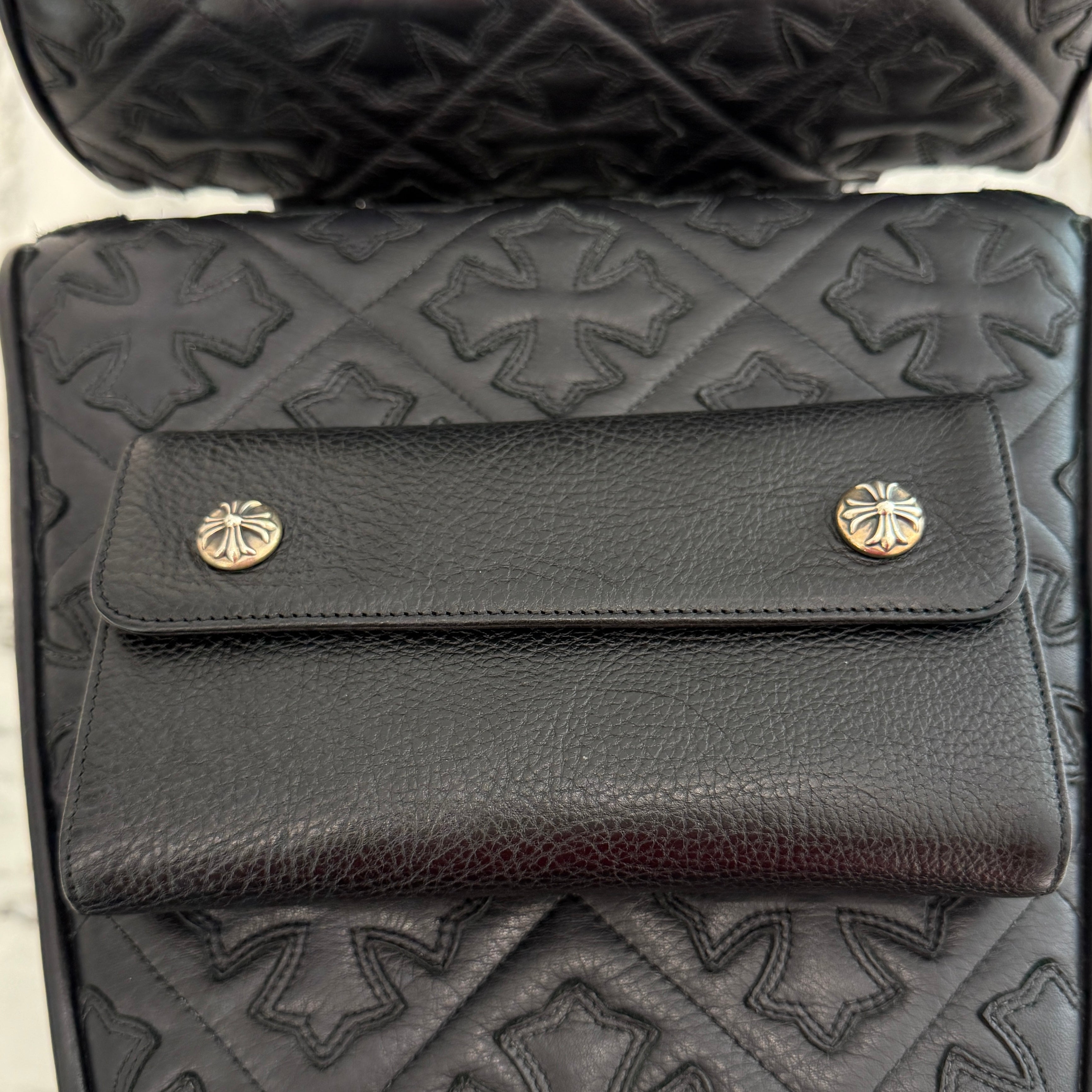 CHROME HEARTS Wave Cross Ball Wallet クロムハーツ ウェーブ クロスボール ウォレット