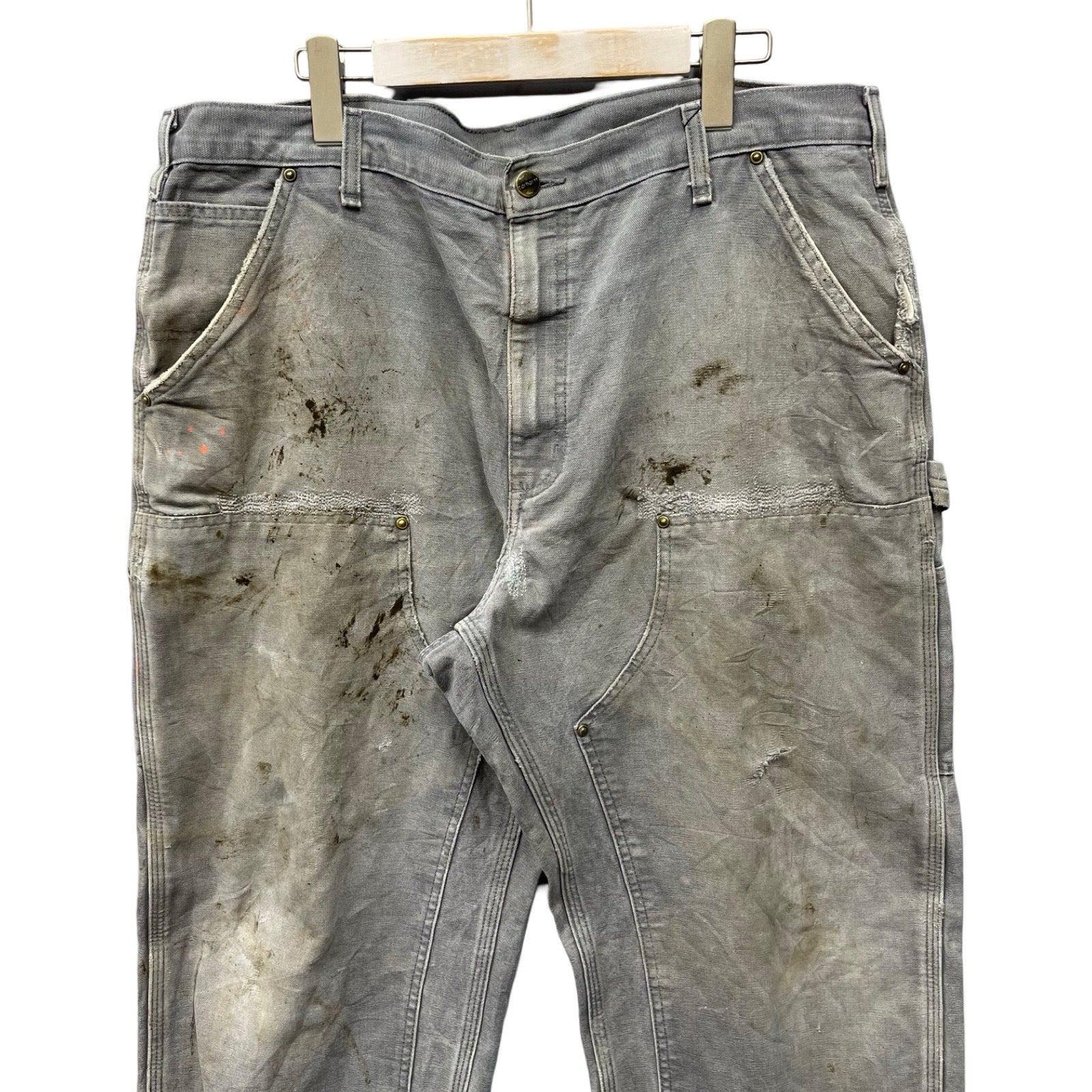Carhartt Double Knee Denim Painter Pants Size 38×34