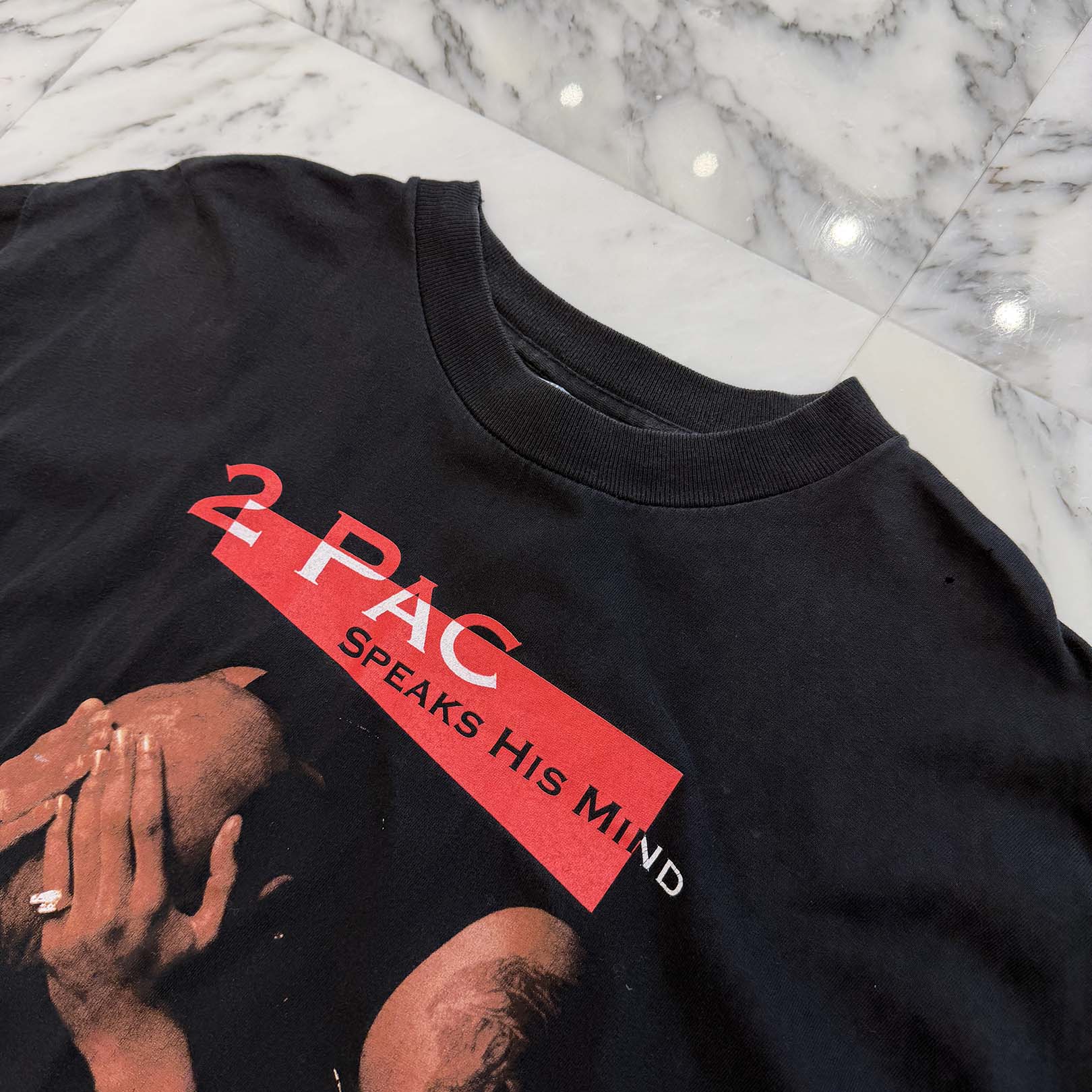 Vintage 90's 2PAC "Speak His Mind MAKAVELI" CRONIES S/S Tee Size XL ヴィンテージ 90's 2パック "スピーク ヒズ マインド マカヴェリ" CRONIES社製 Ｔシャツ サイズXL
