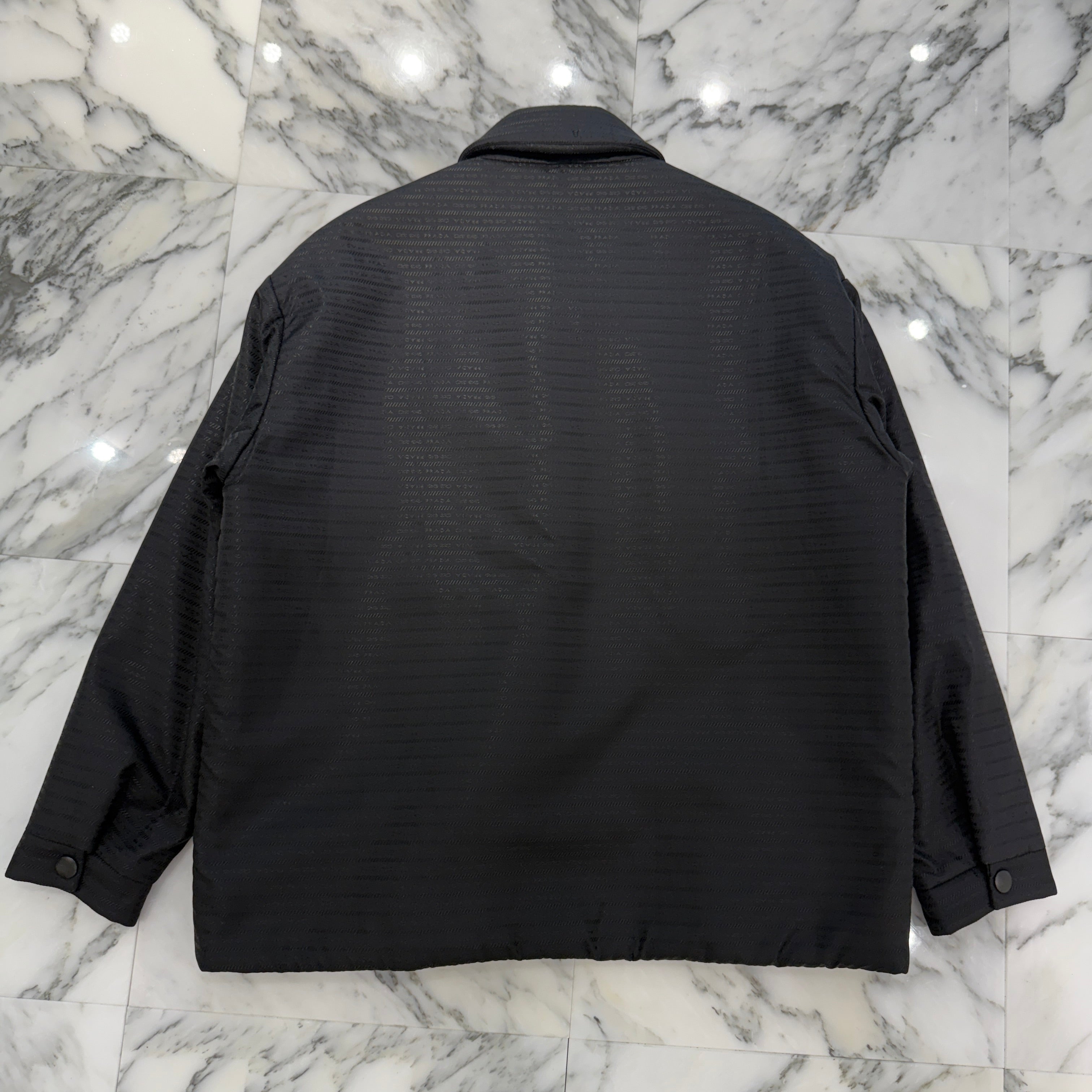 PRADA 2022AW Re-Nylon Padded Shirt Jacket SC615 S221 11FC Size L プラダ リナイロン パデット シャツジャケット サイズL